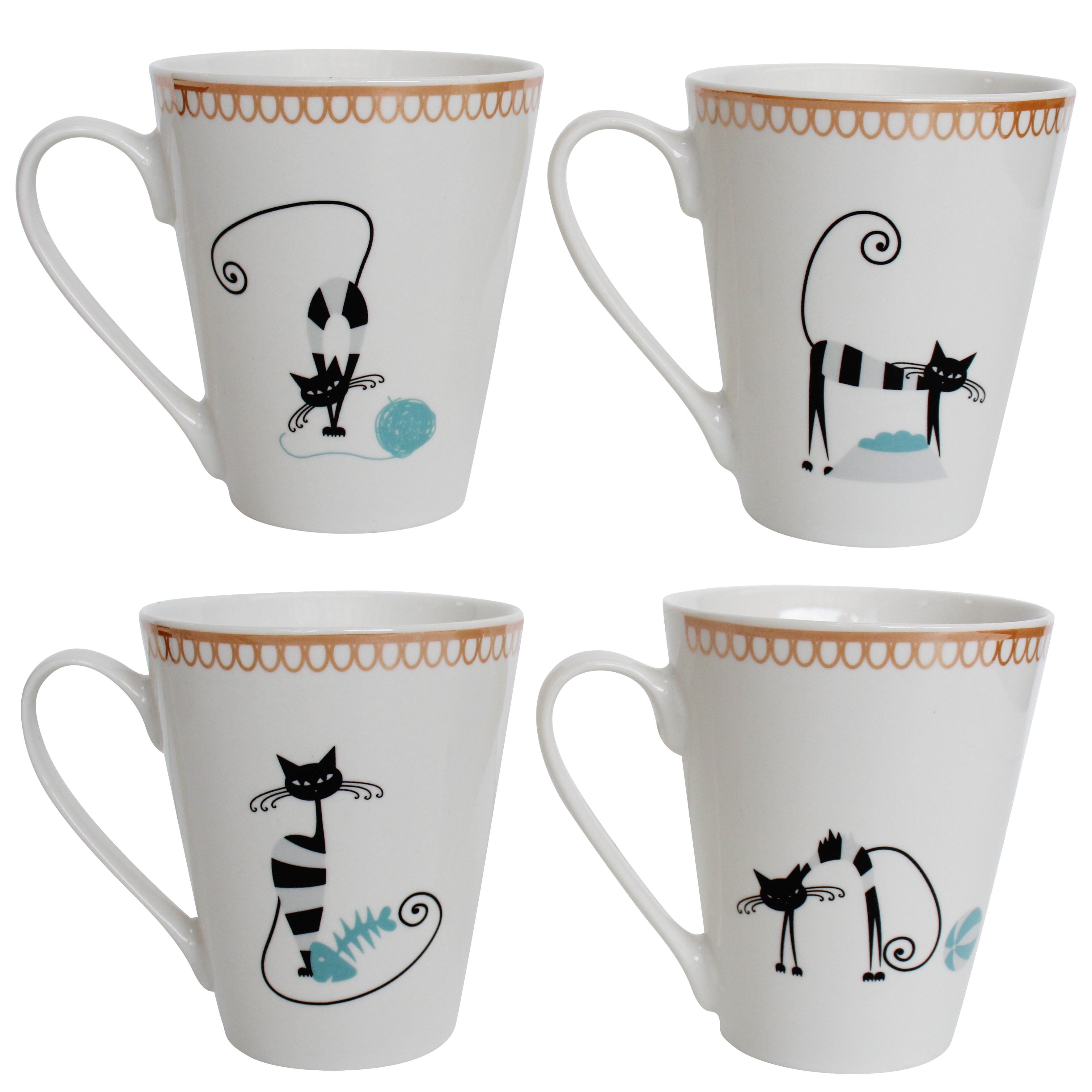 Mugs Cat Tails Asstd