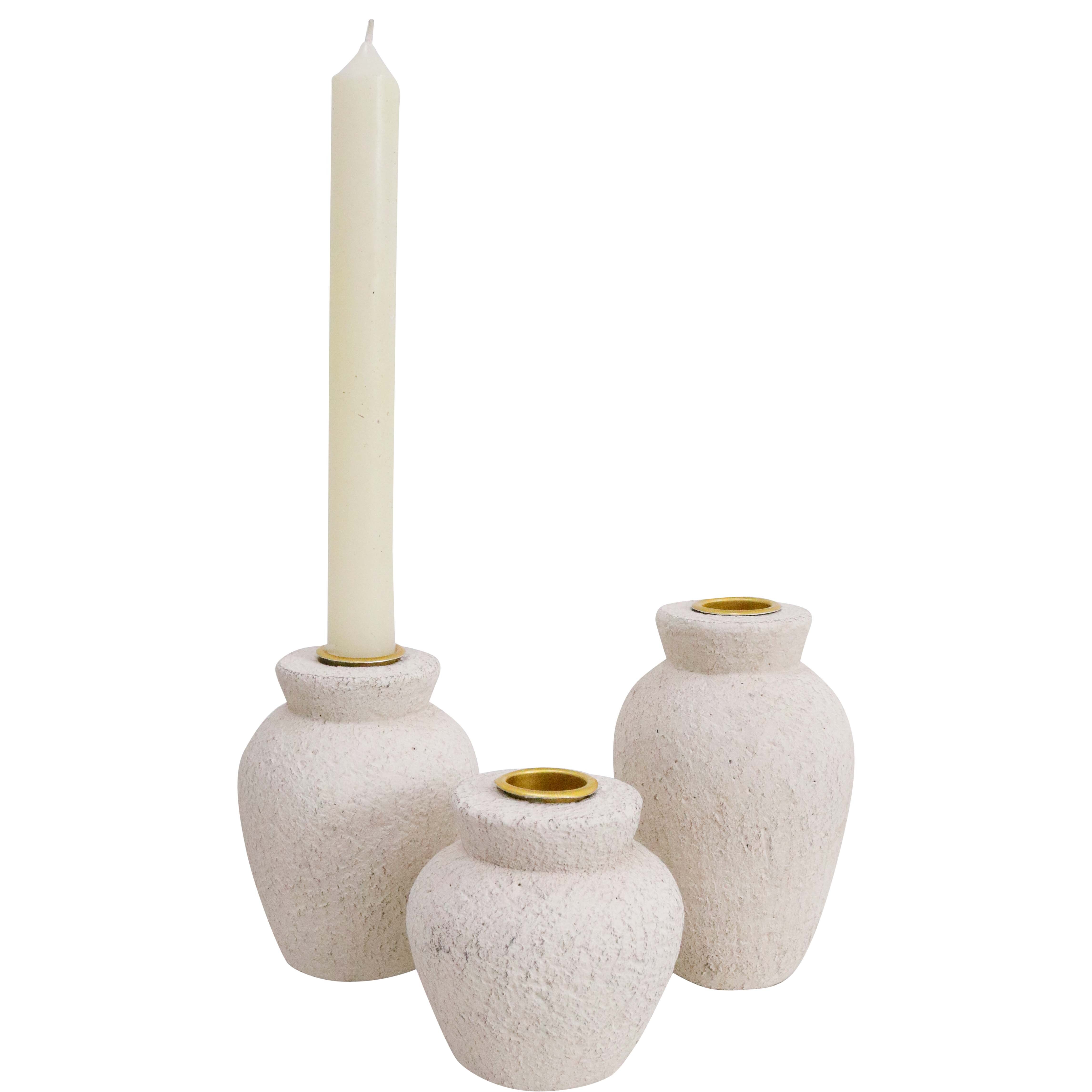 Candle Holders S/3 Urn