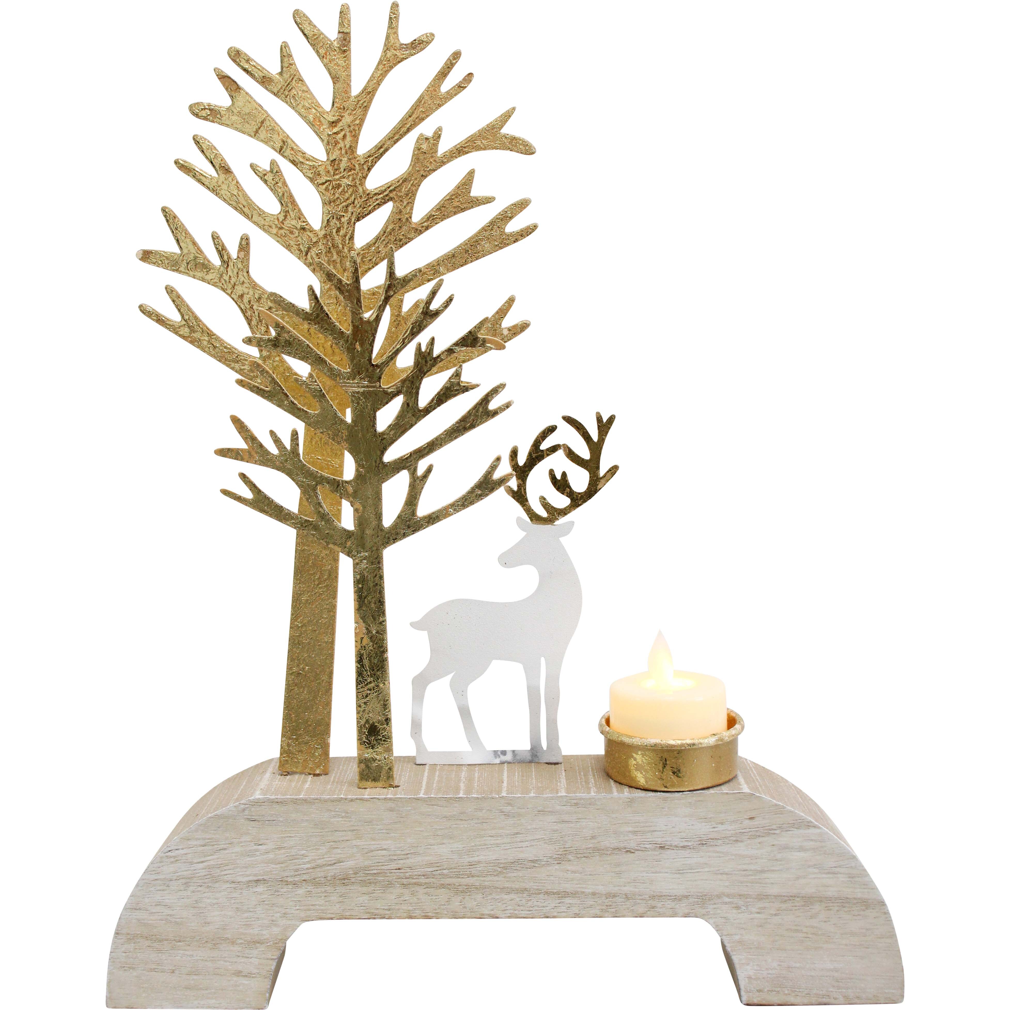 Reindeer and Tree Tealight