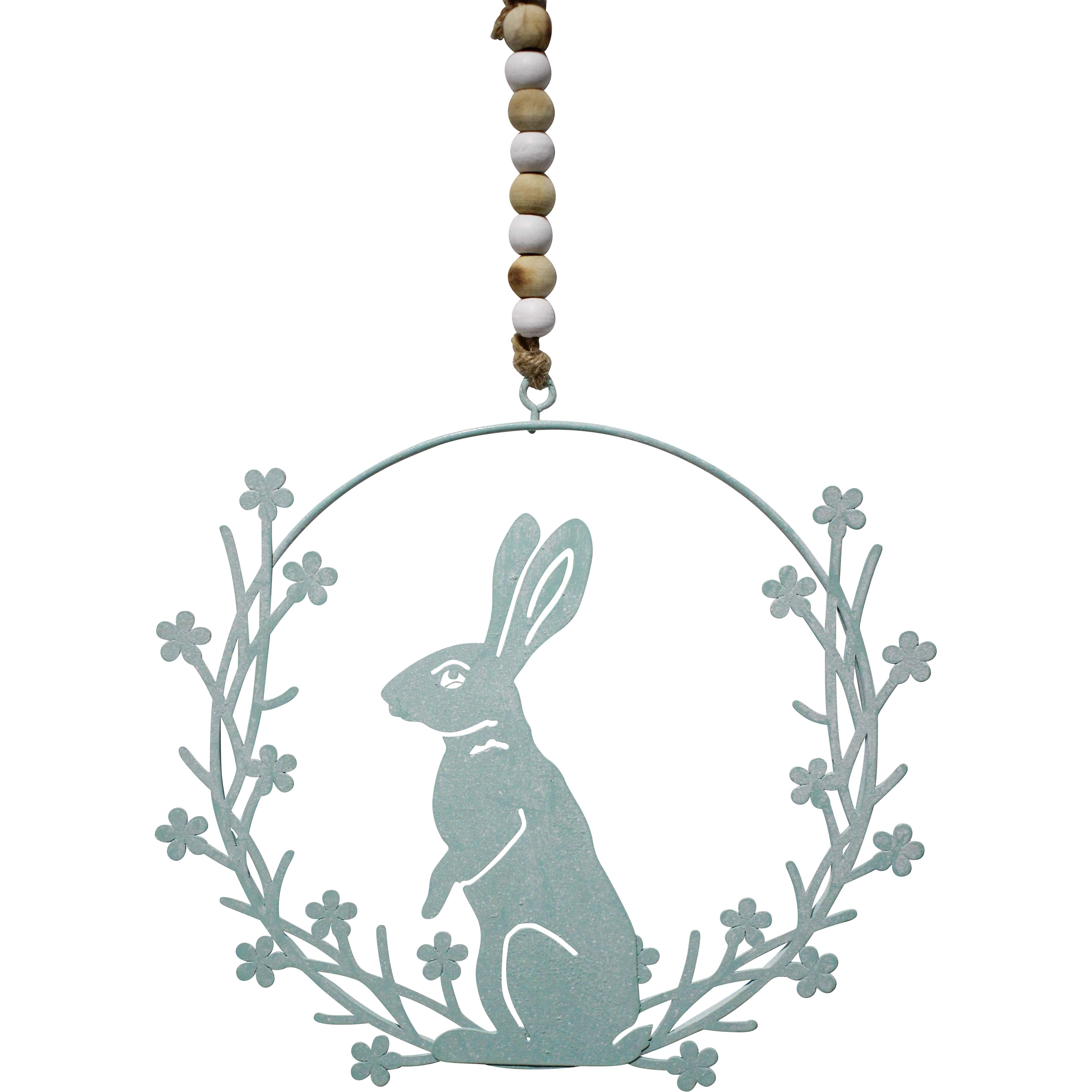 Wreath Blue Rabbit