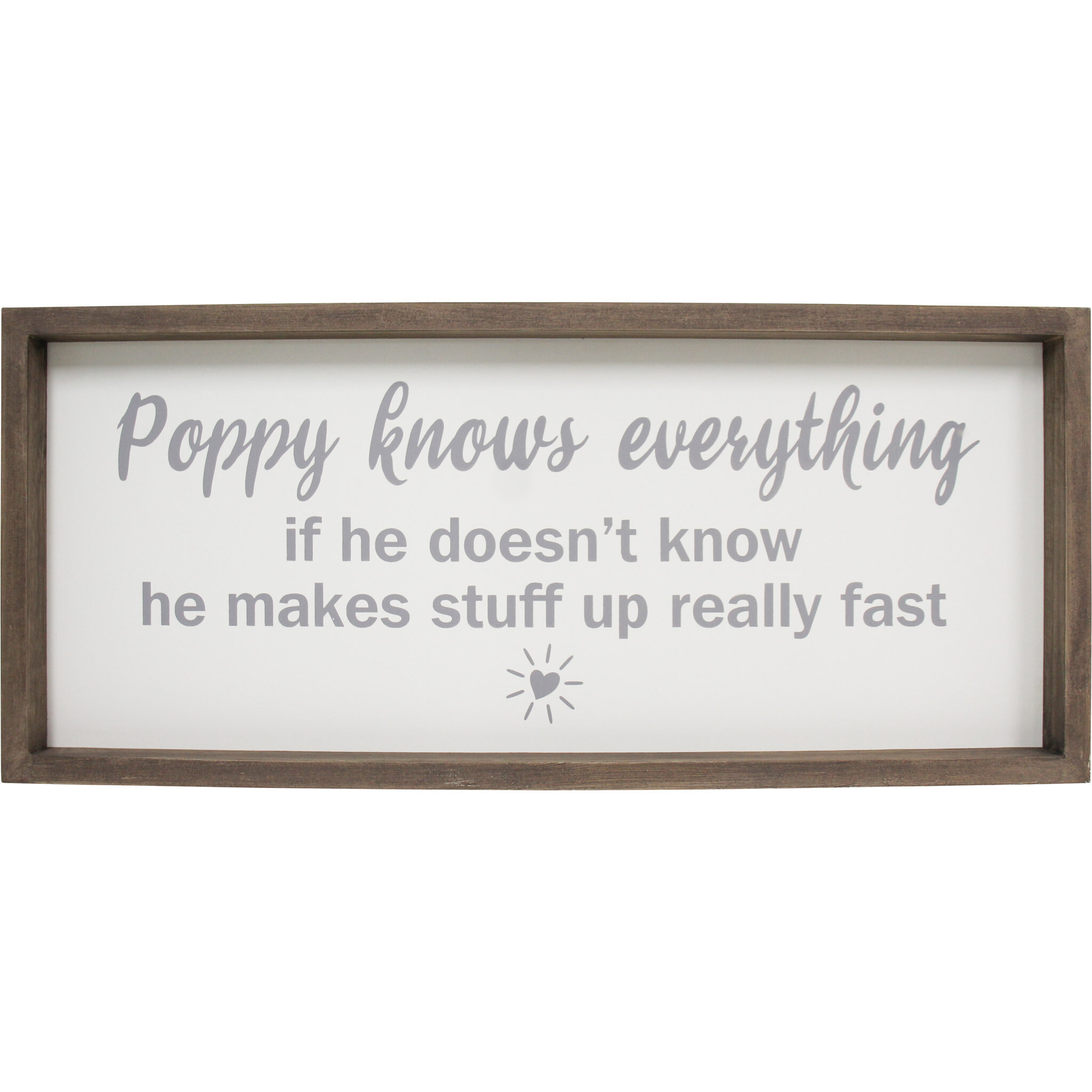 Sign Poppy Knows Everything