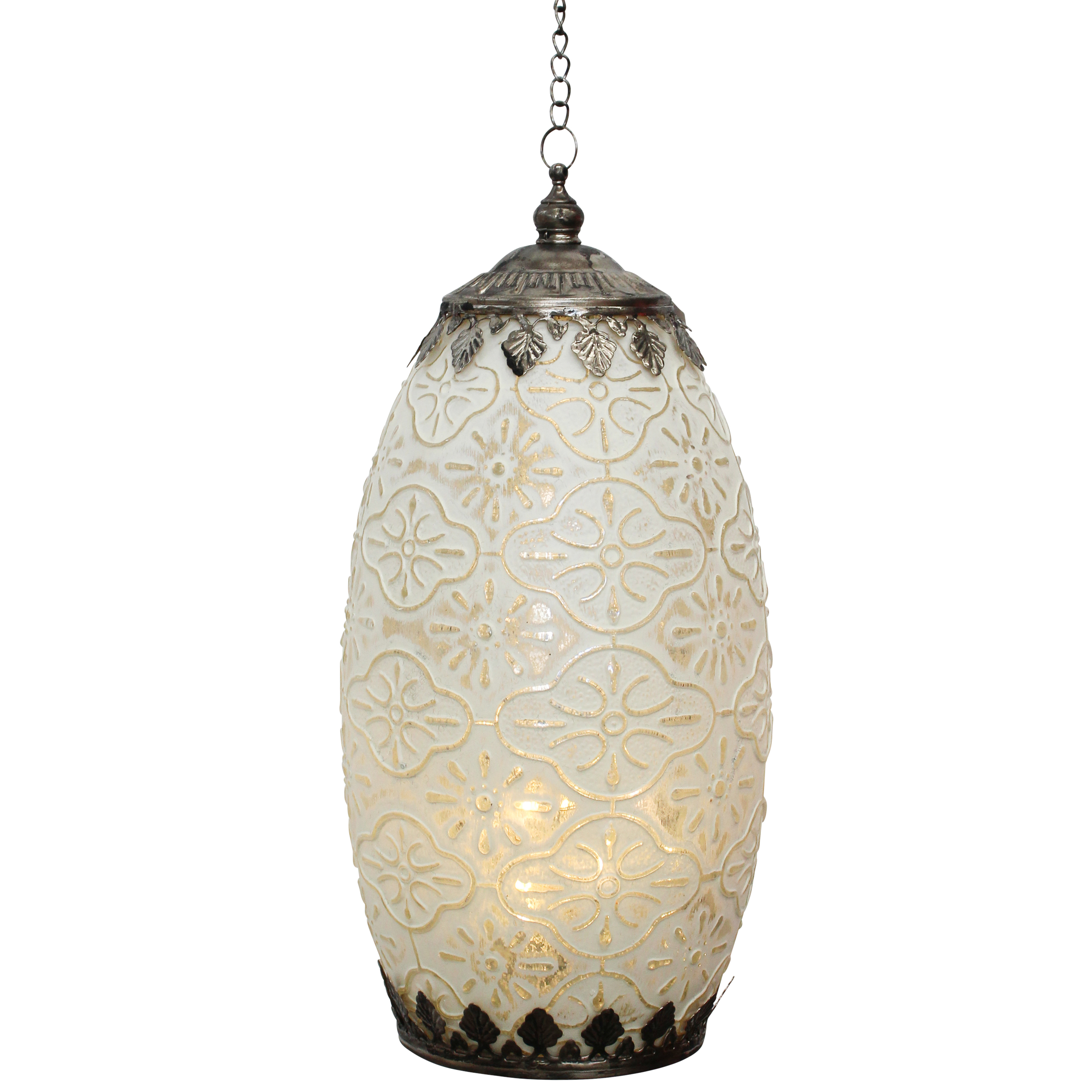 Lantern LED Tall White