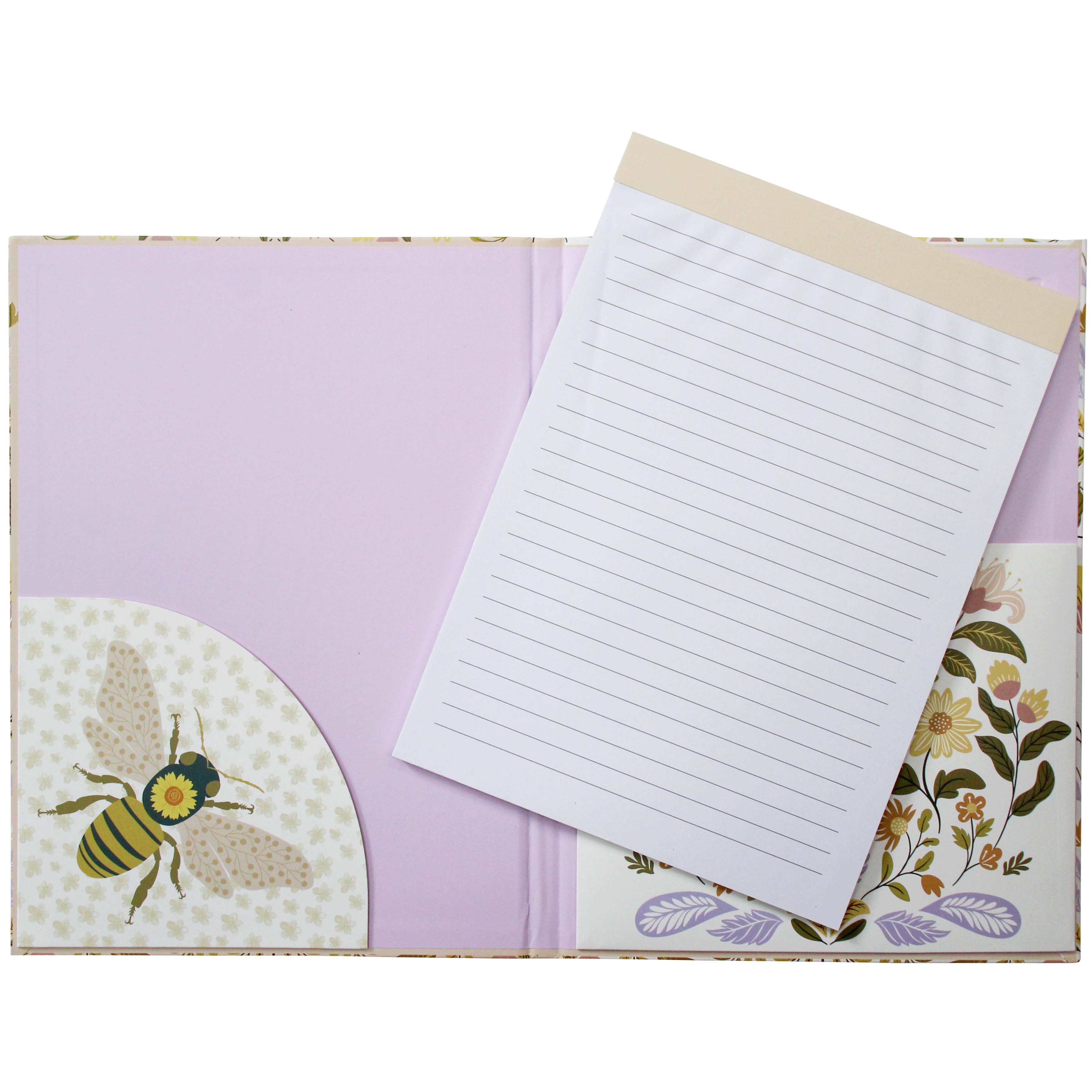 A4 Padfolio Bee Folk