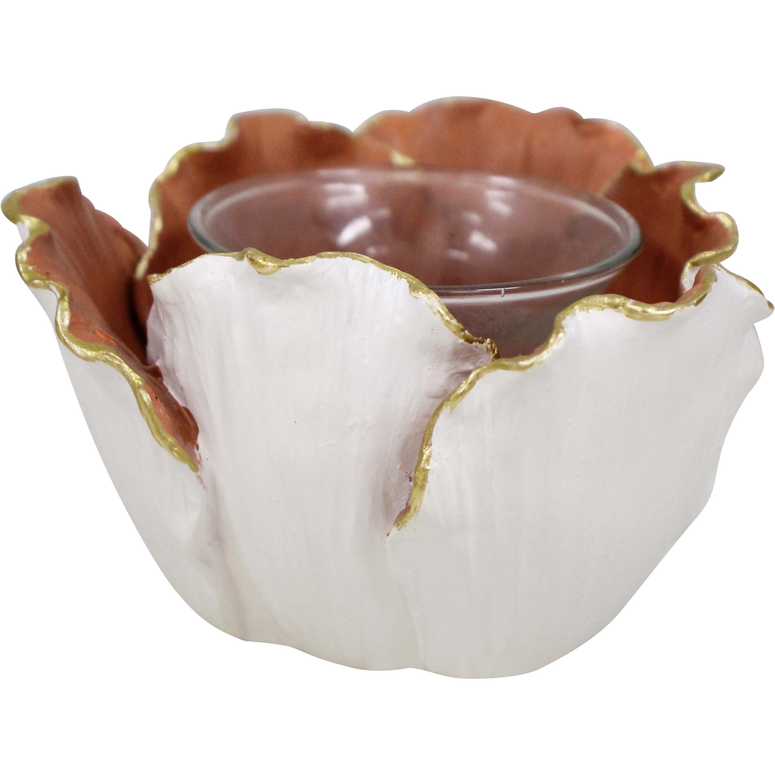 Flower Tealight Holder Earth