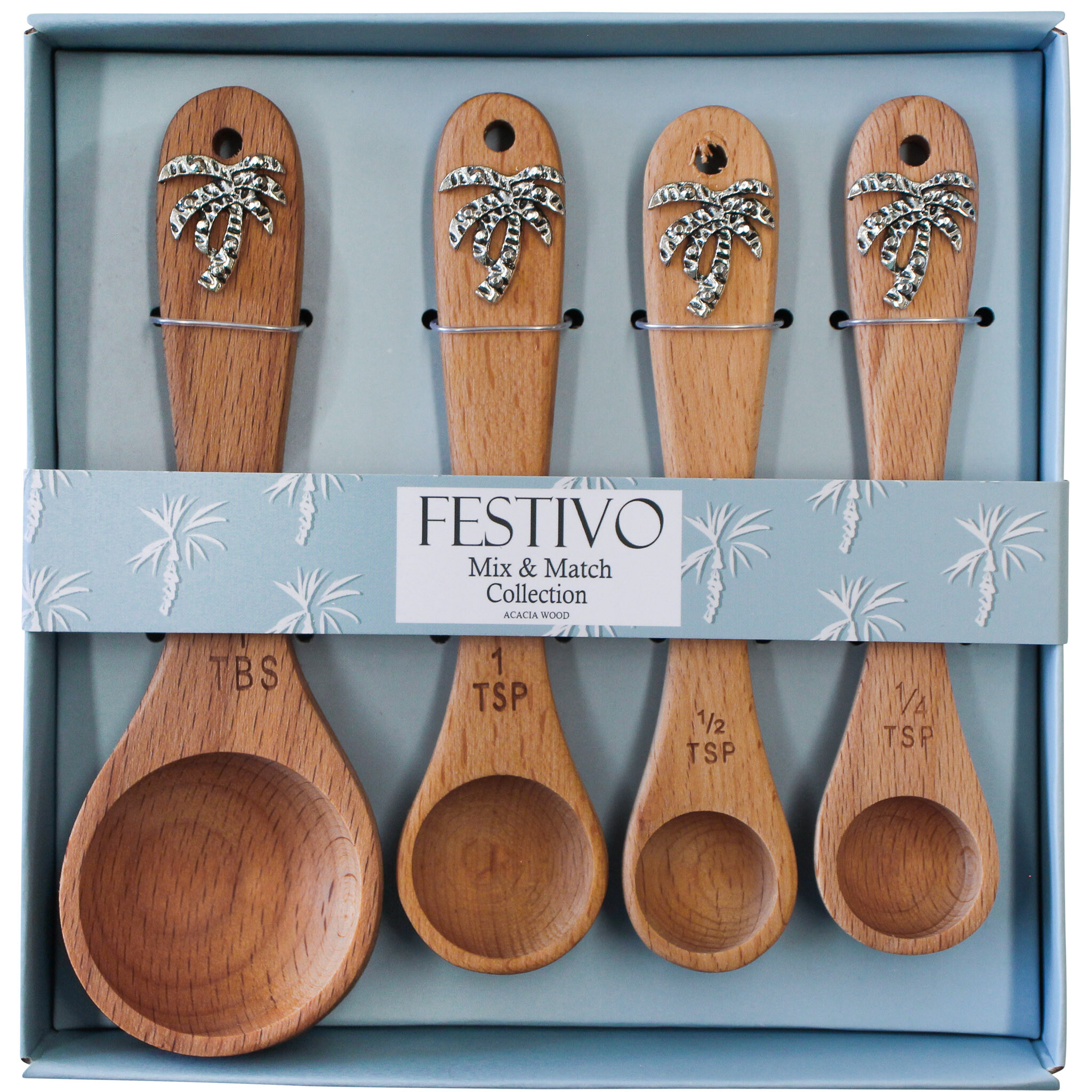 Measuring Spoon Set Palm Siver