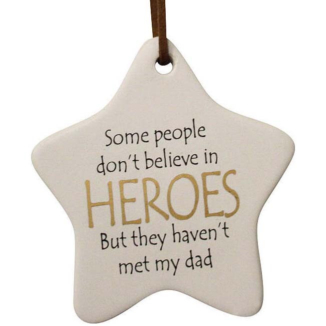 Hanging Star Dad Hero