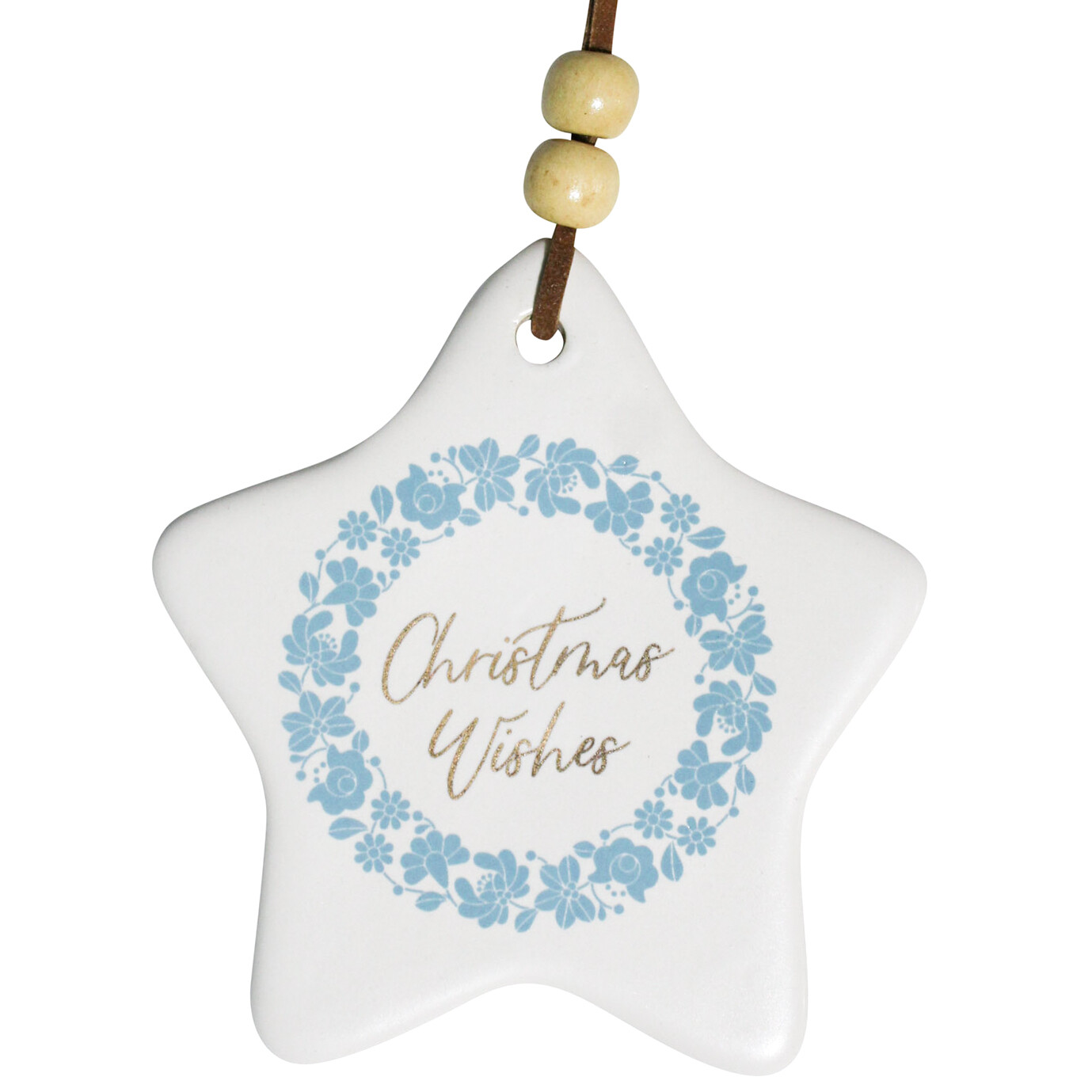 Hang Star Aqua Wreath