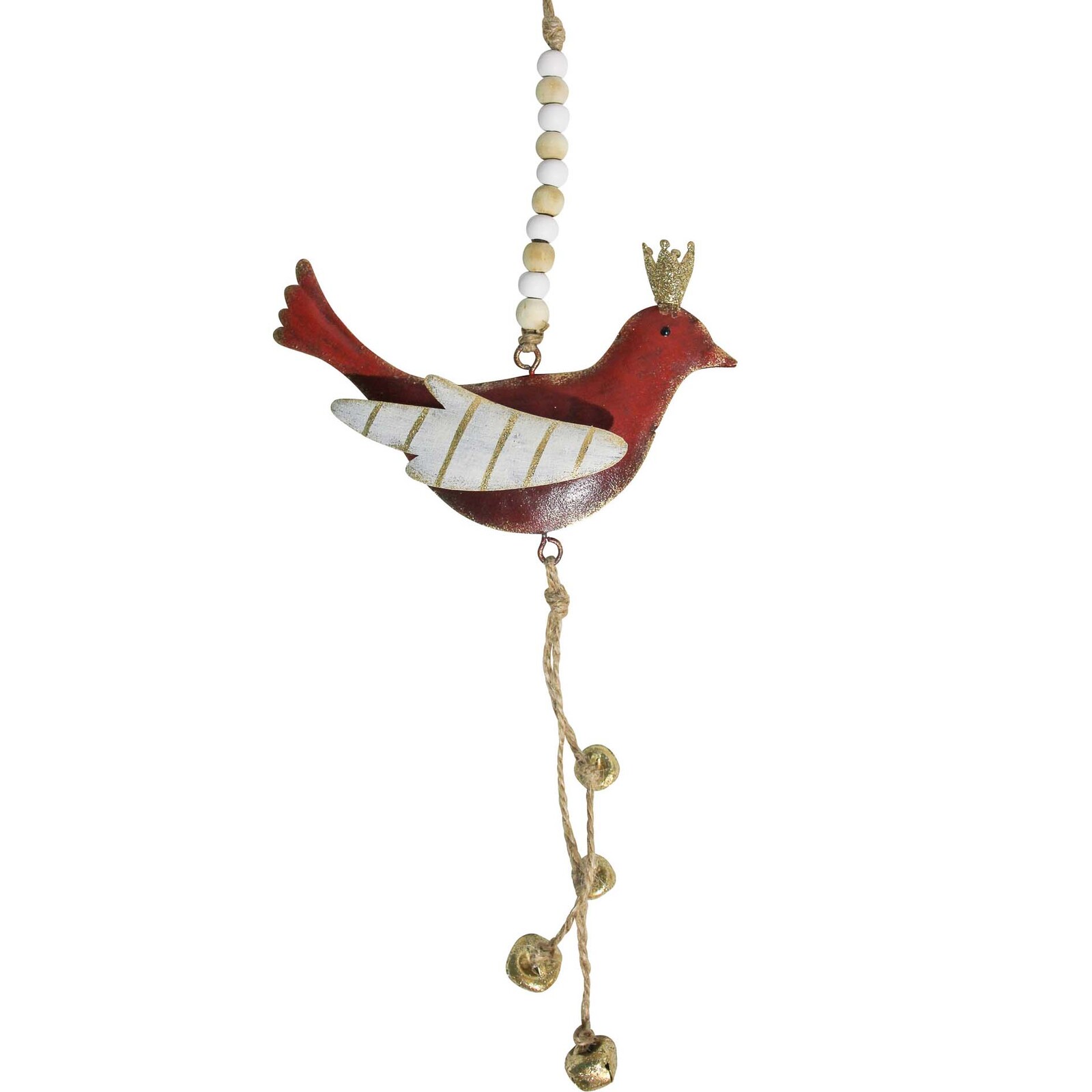 hanging Bird Red/Bells