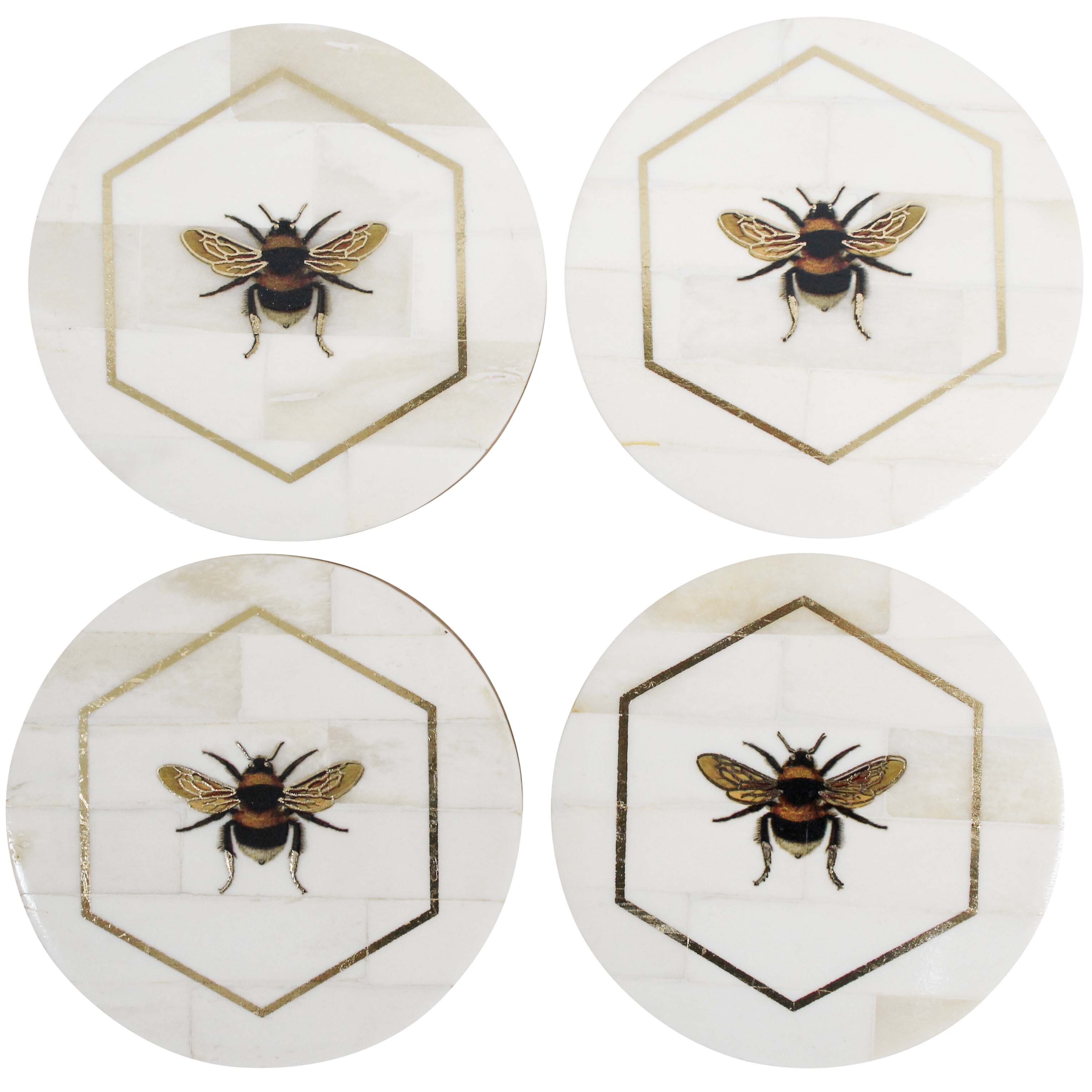 Coasters S/4 Bee