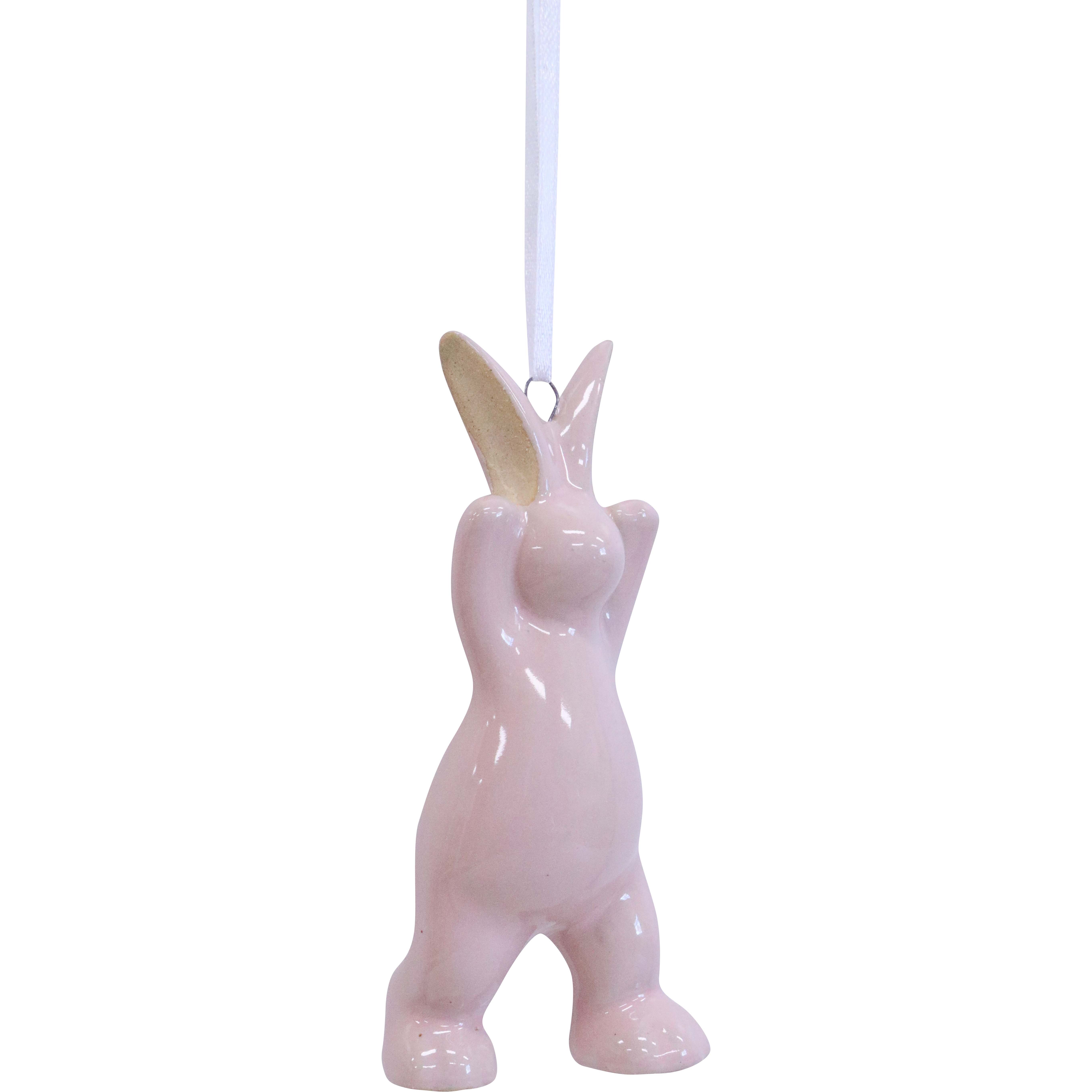 Hanging Bunny Pink