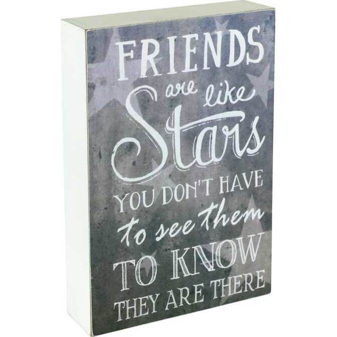 Standing Sign Friends Stars