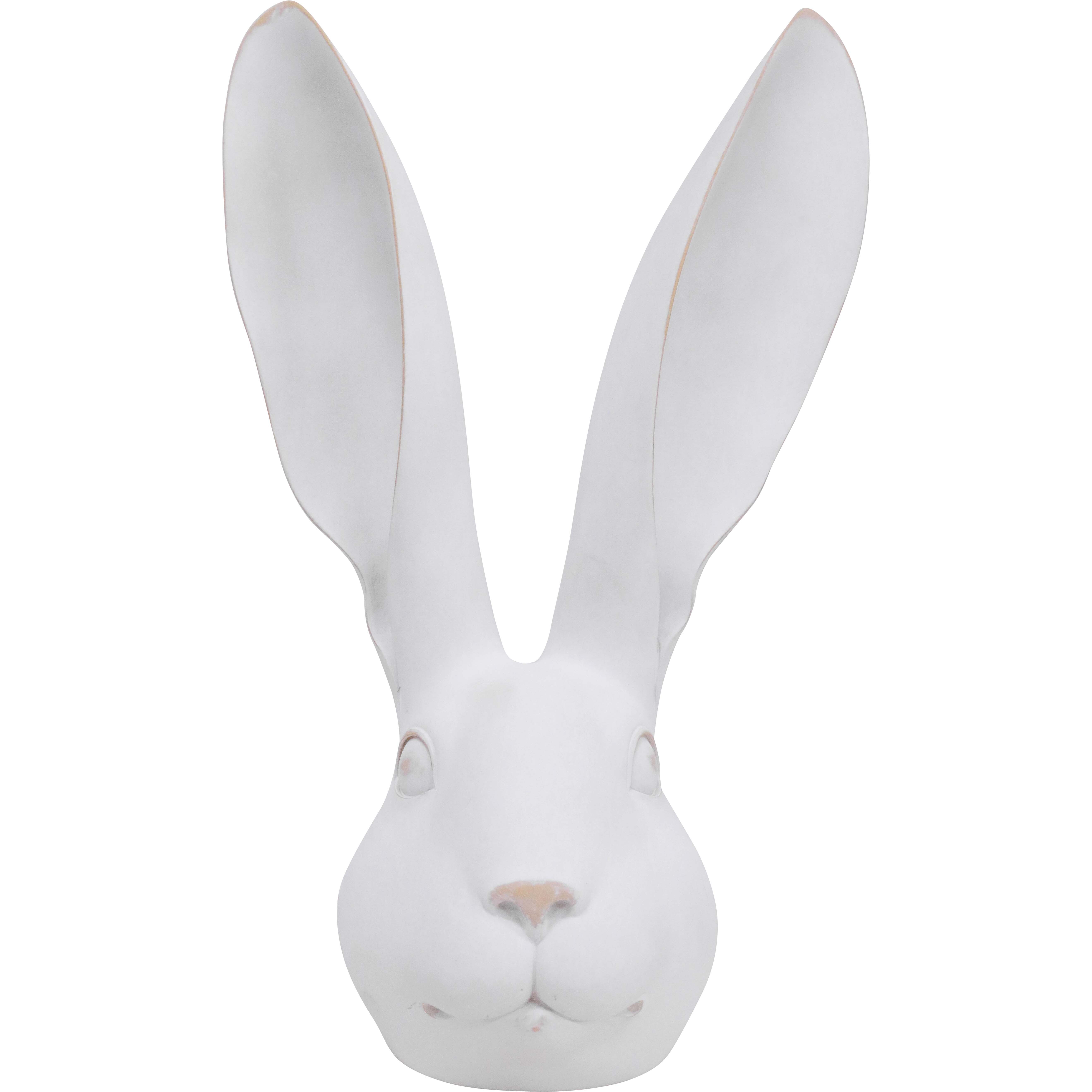 Hare Head XL Rustic White