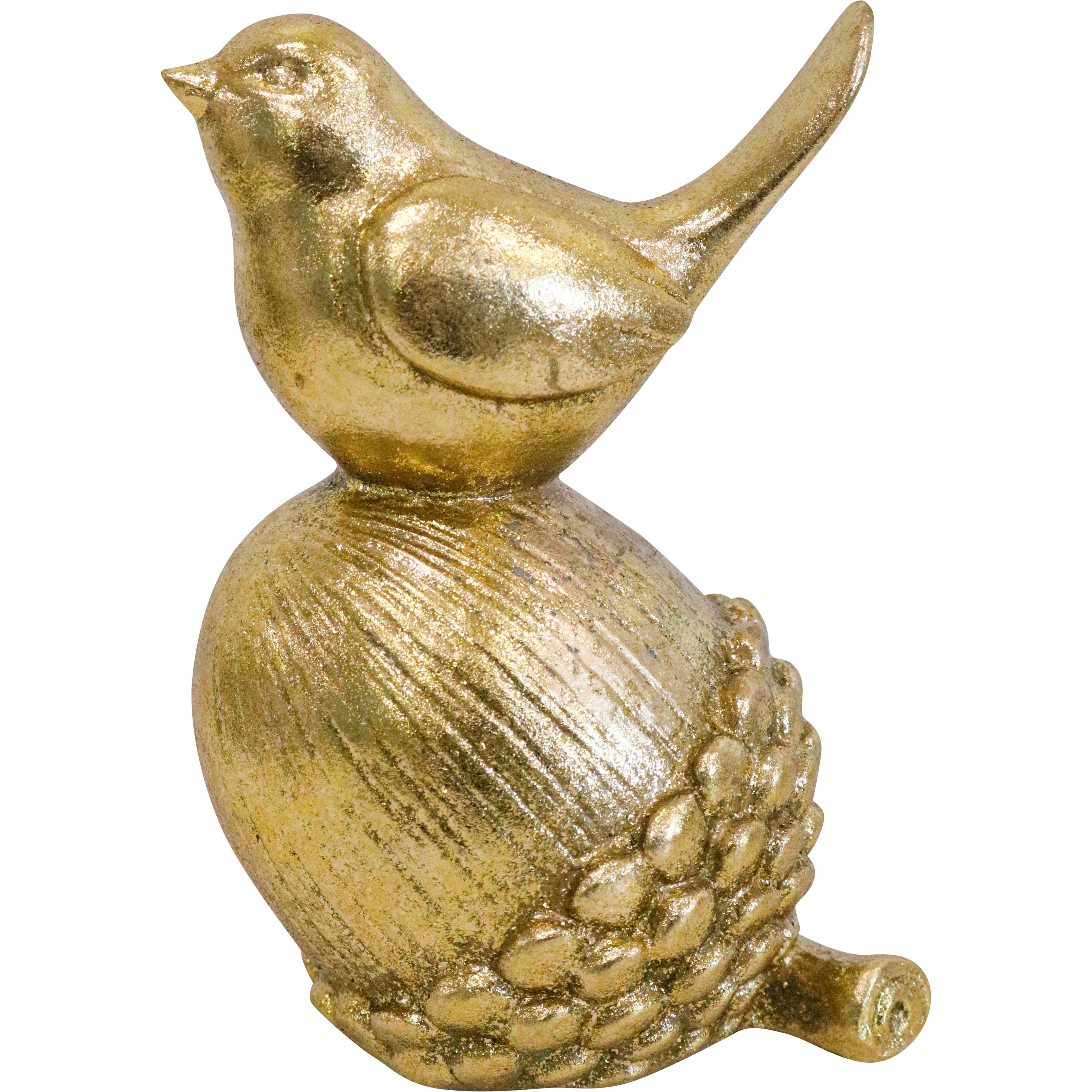 Bird on Acorn Gold