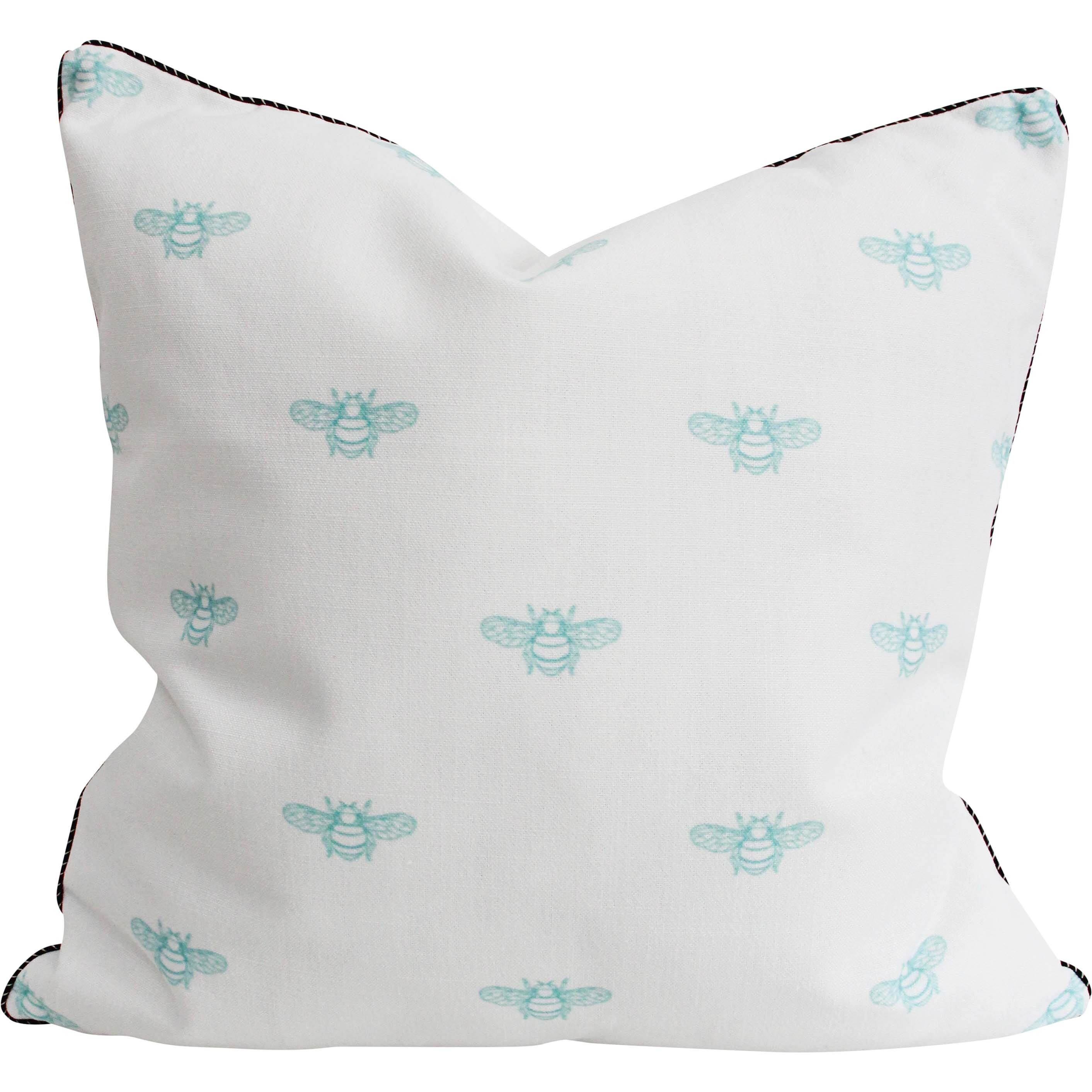 Cushion Bee Blue