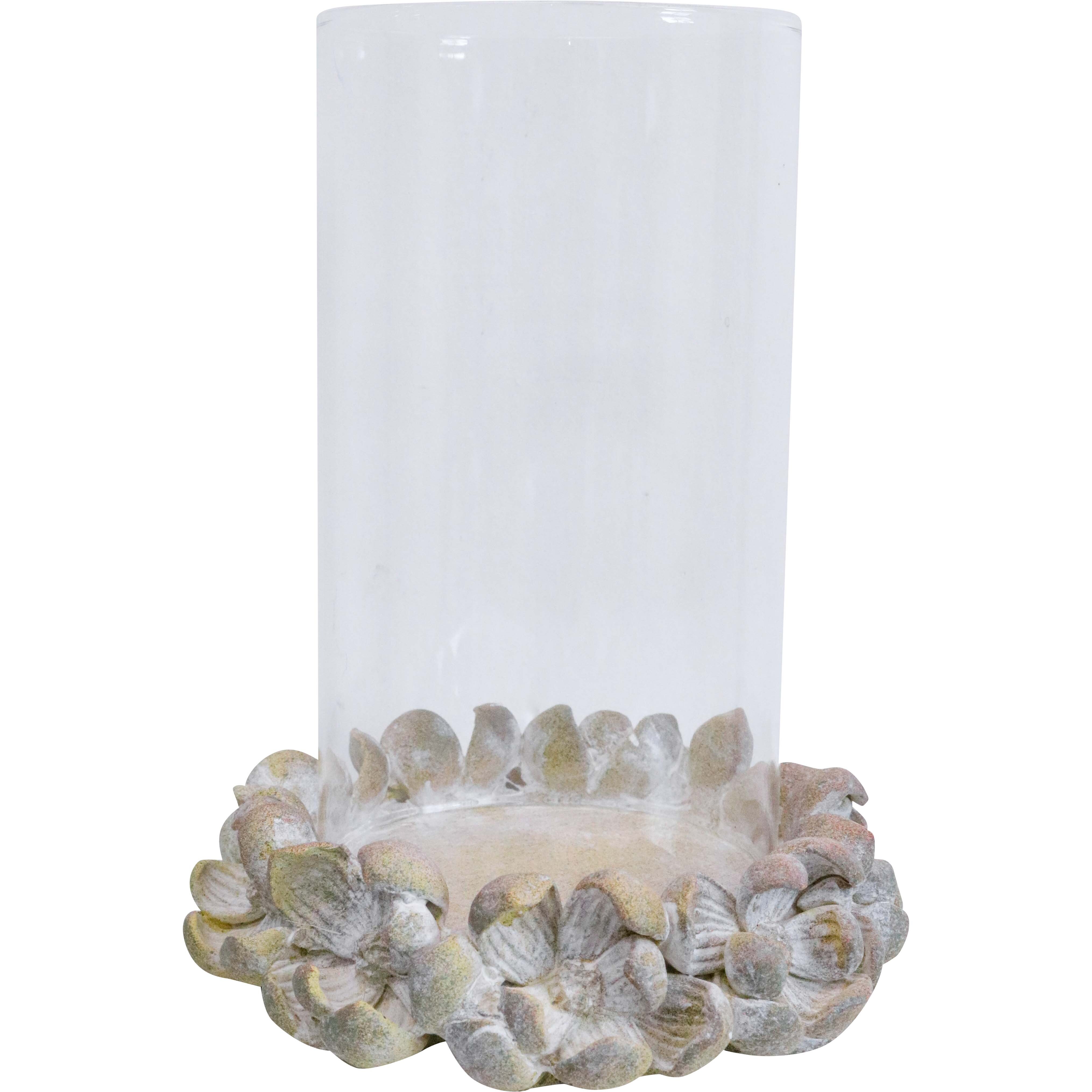 Garden Pod Candleholder w/Glass