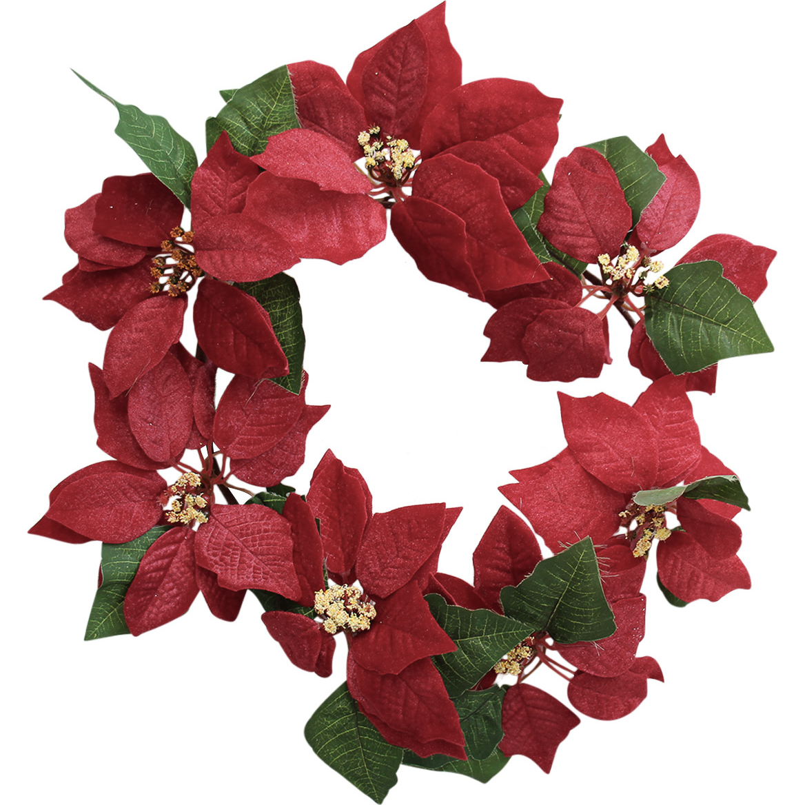 Wreath Poinsettia