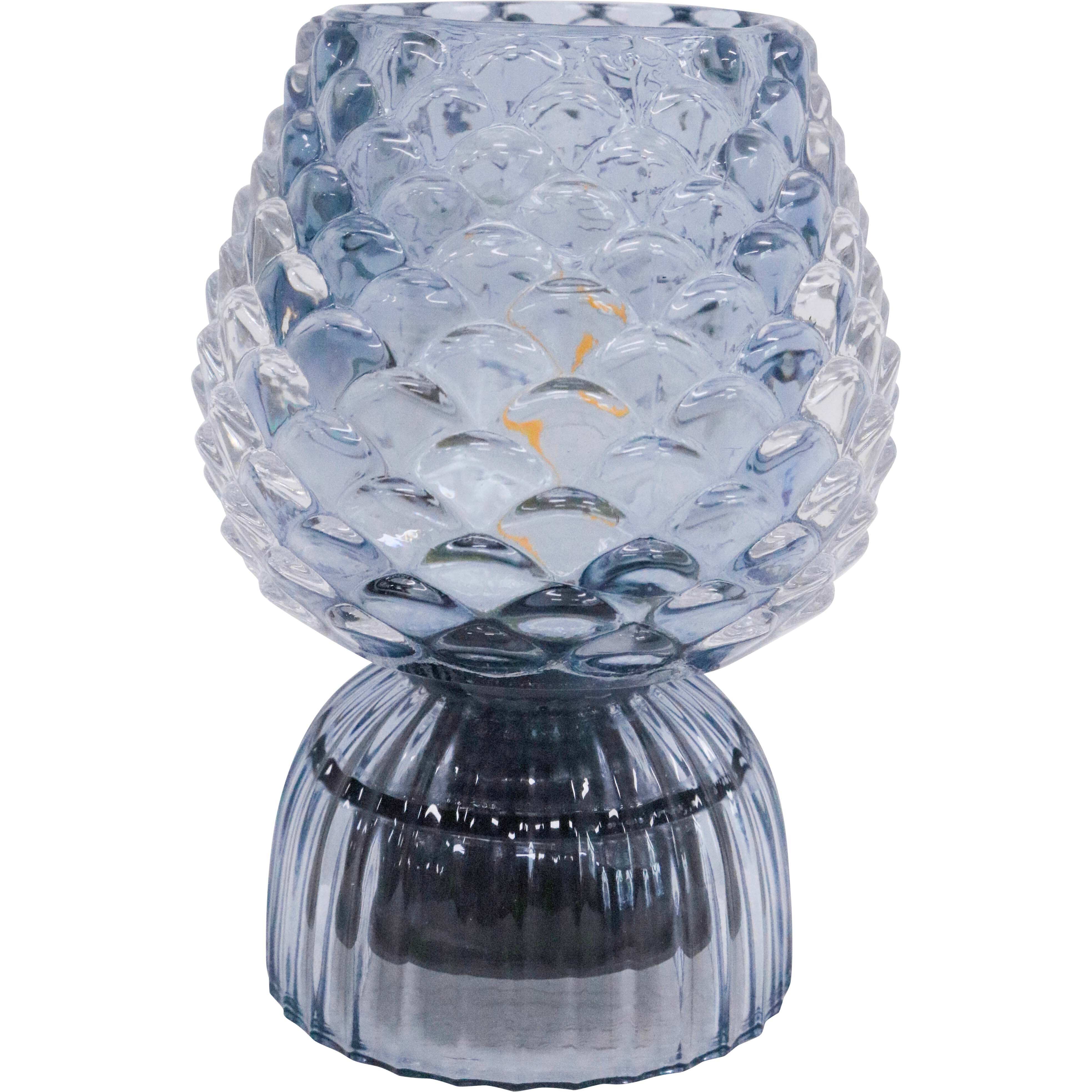 LED Glass Lamp Blue