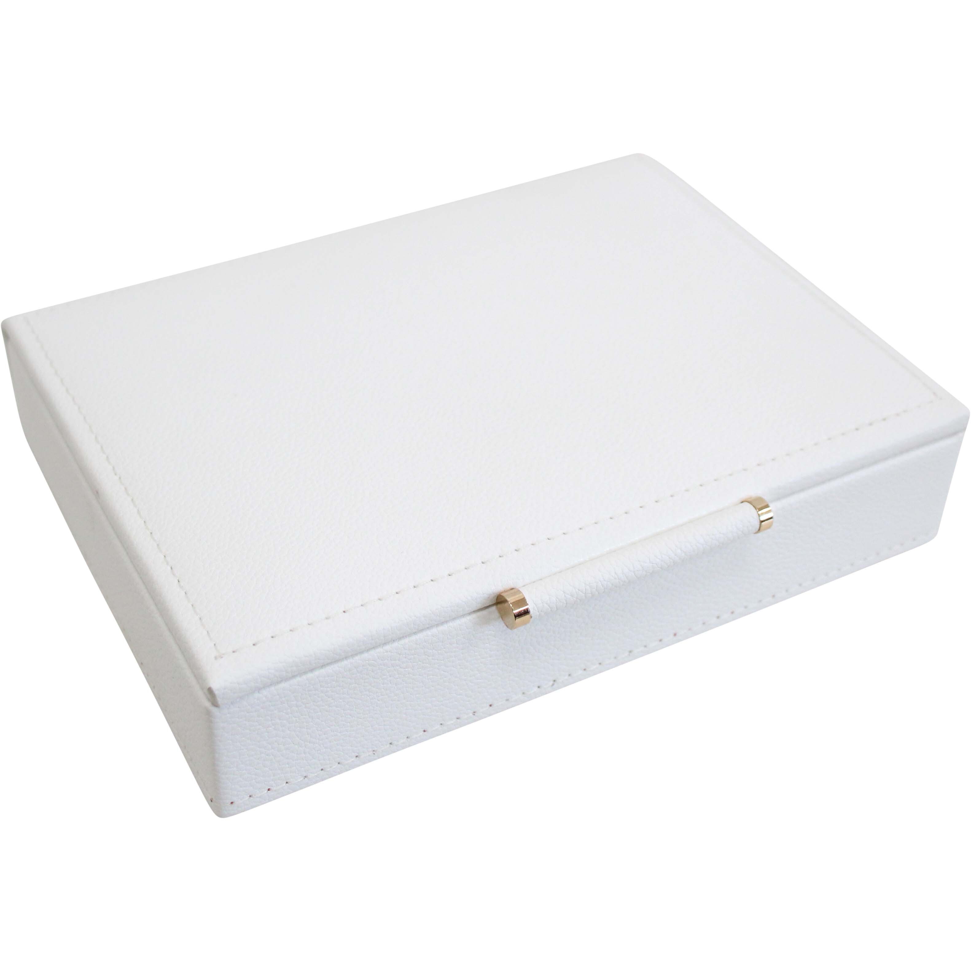 Jewellery Box Low White