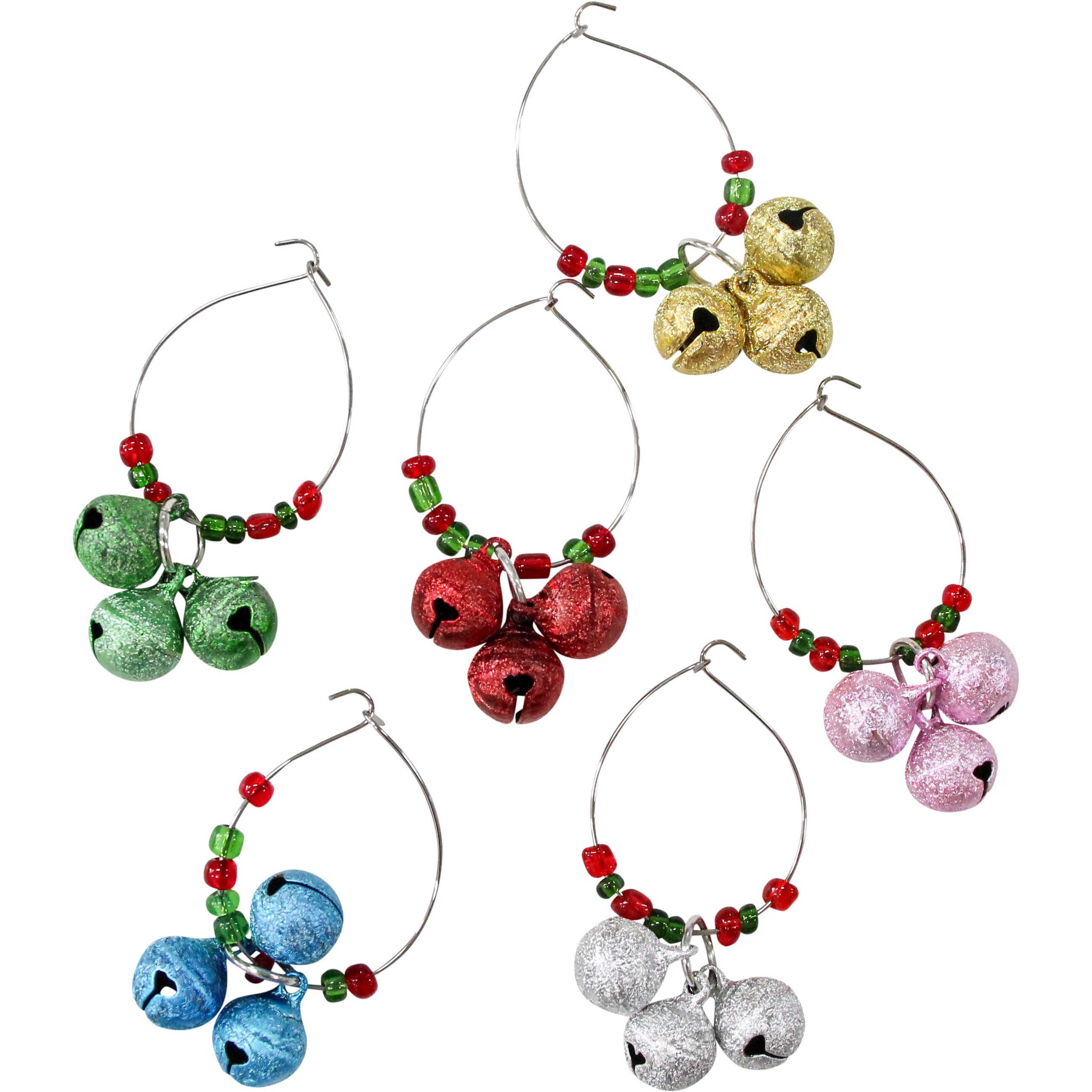 Wine Charms S/6 Bells