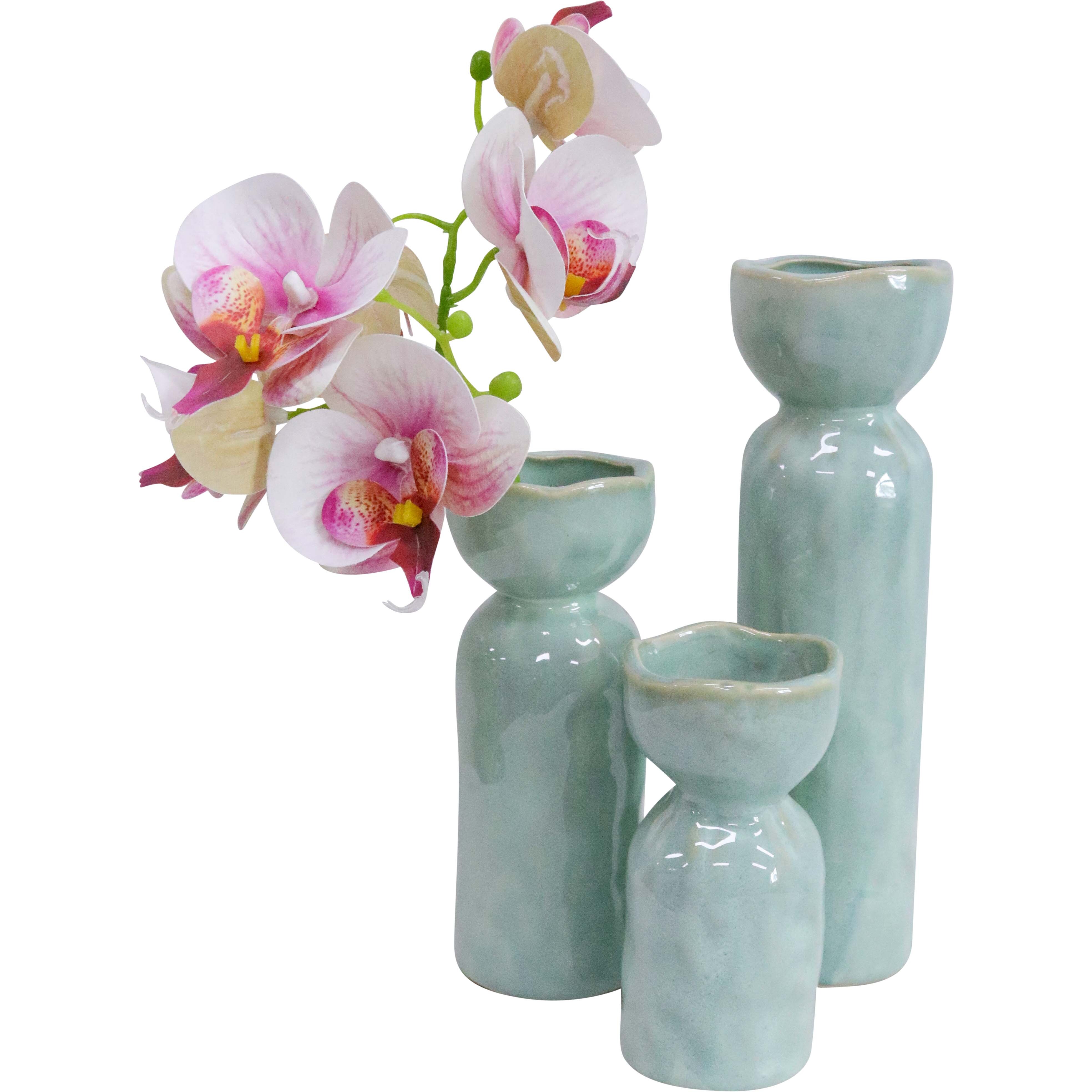 S/3 Botanical Vases