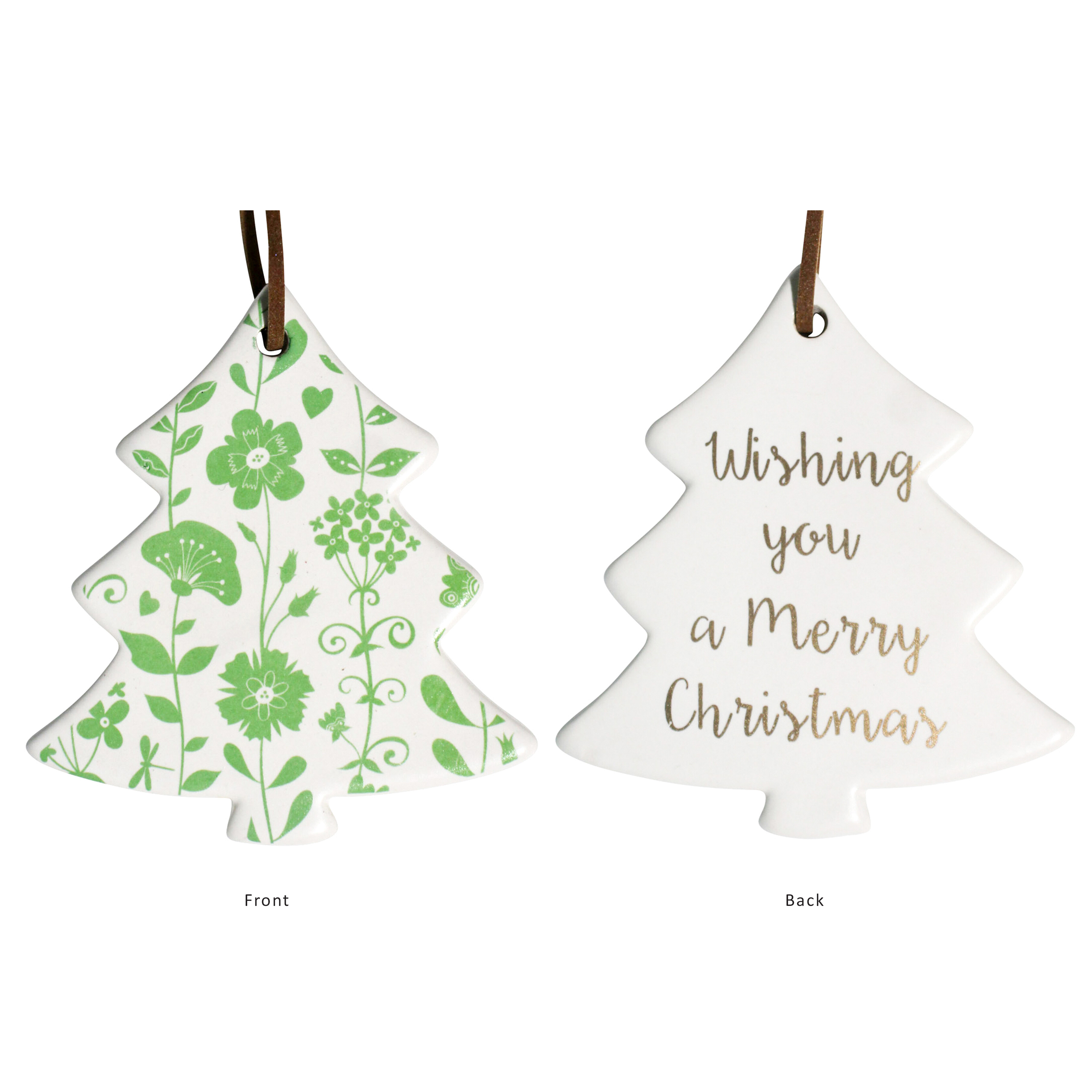 Hang Tree Floral Christmas Green