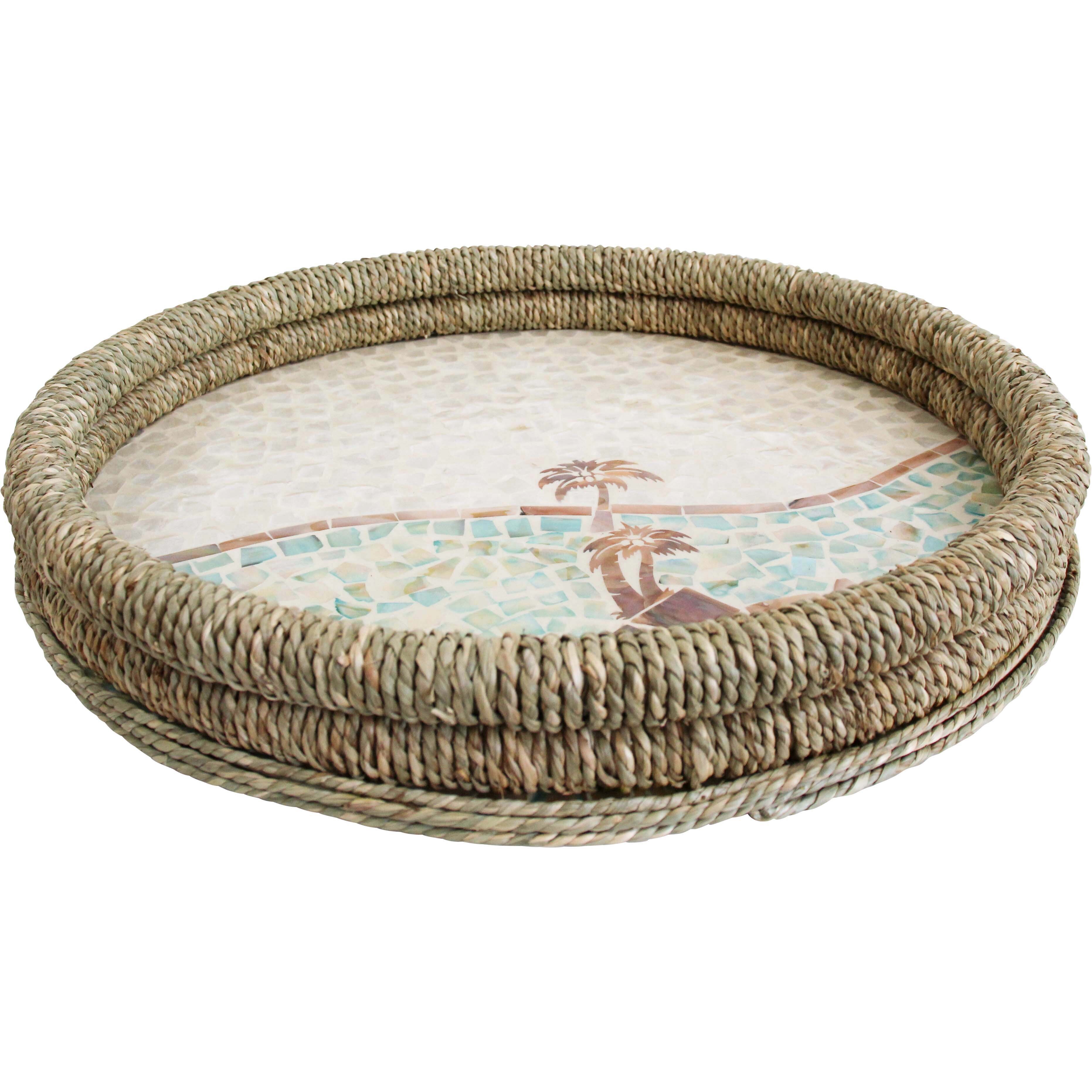 Tray Palm Shell Seagrass