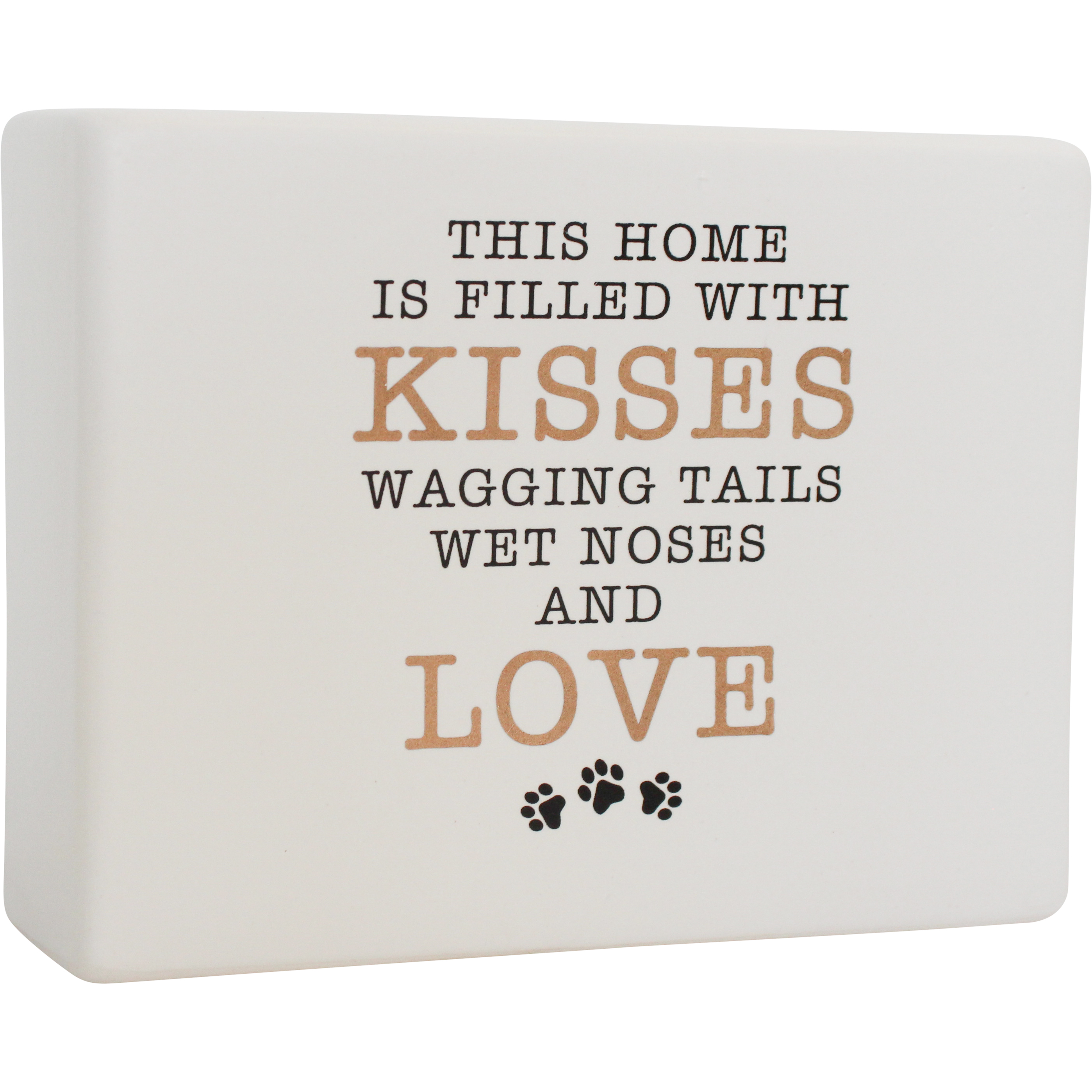 Ceramic Sign Kisses and Tails