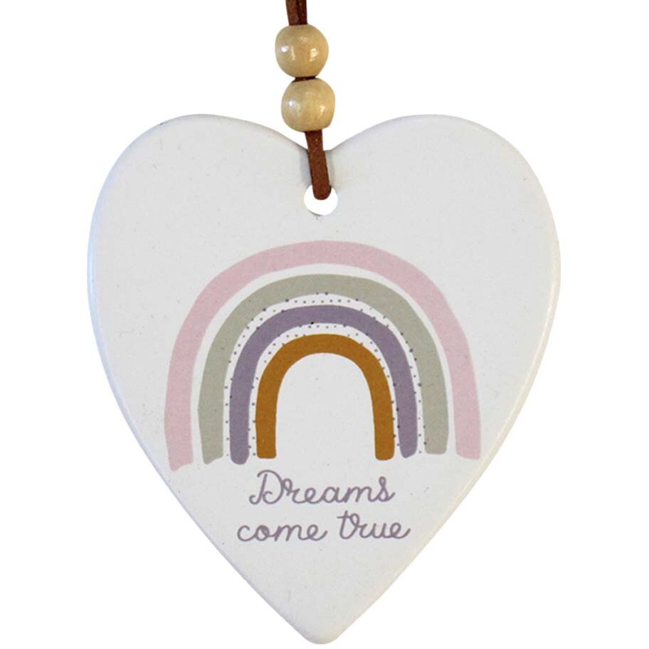 Hanging Heart Rainbow Dreams