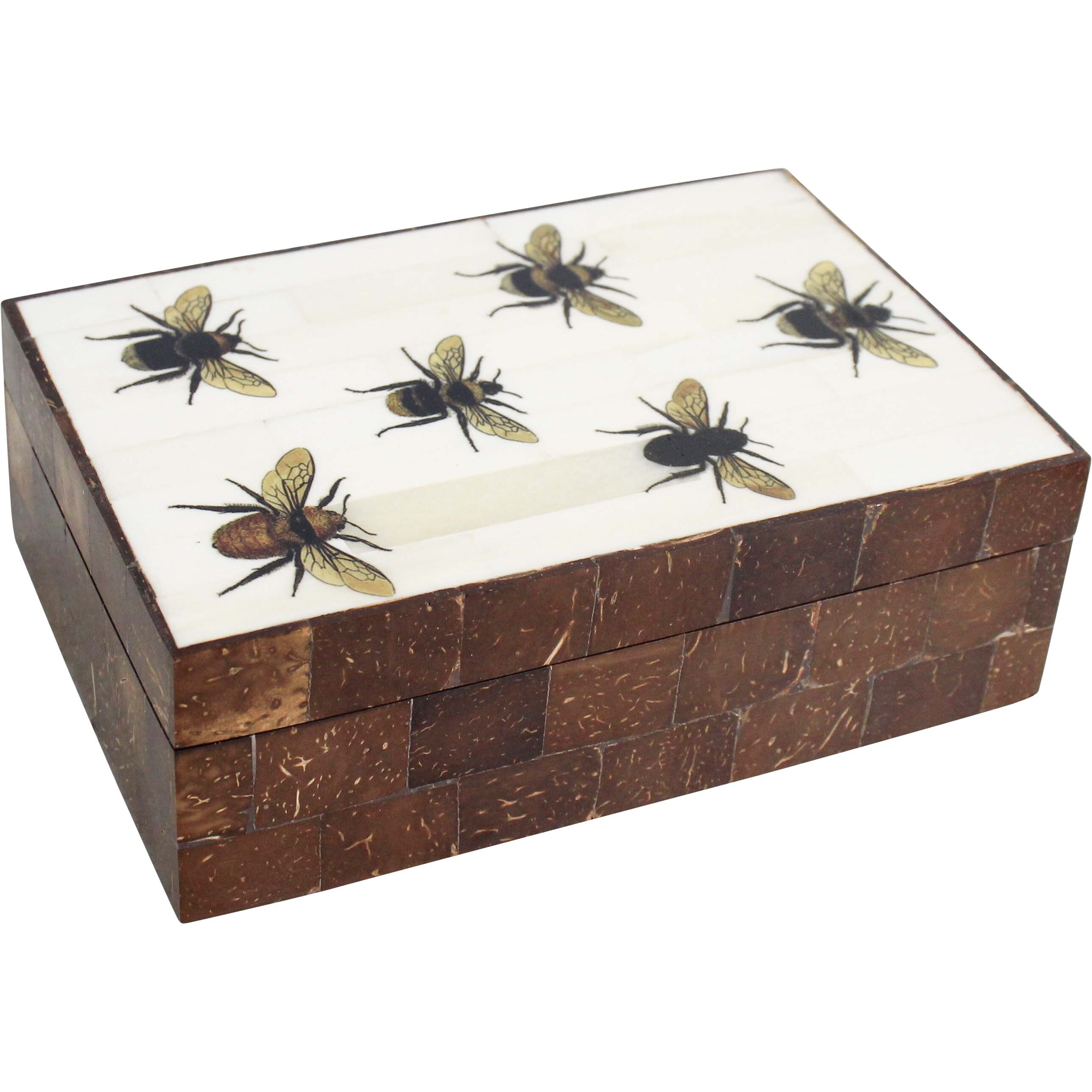 Box Bee Coconut Wood