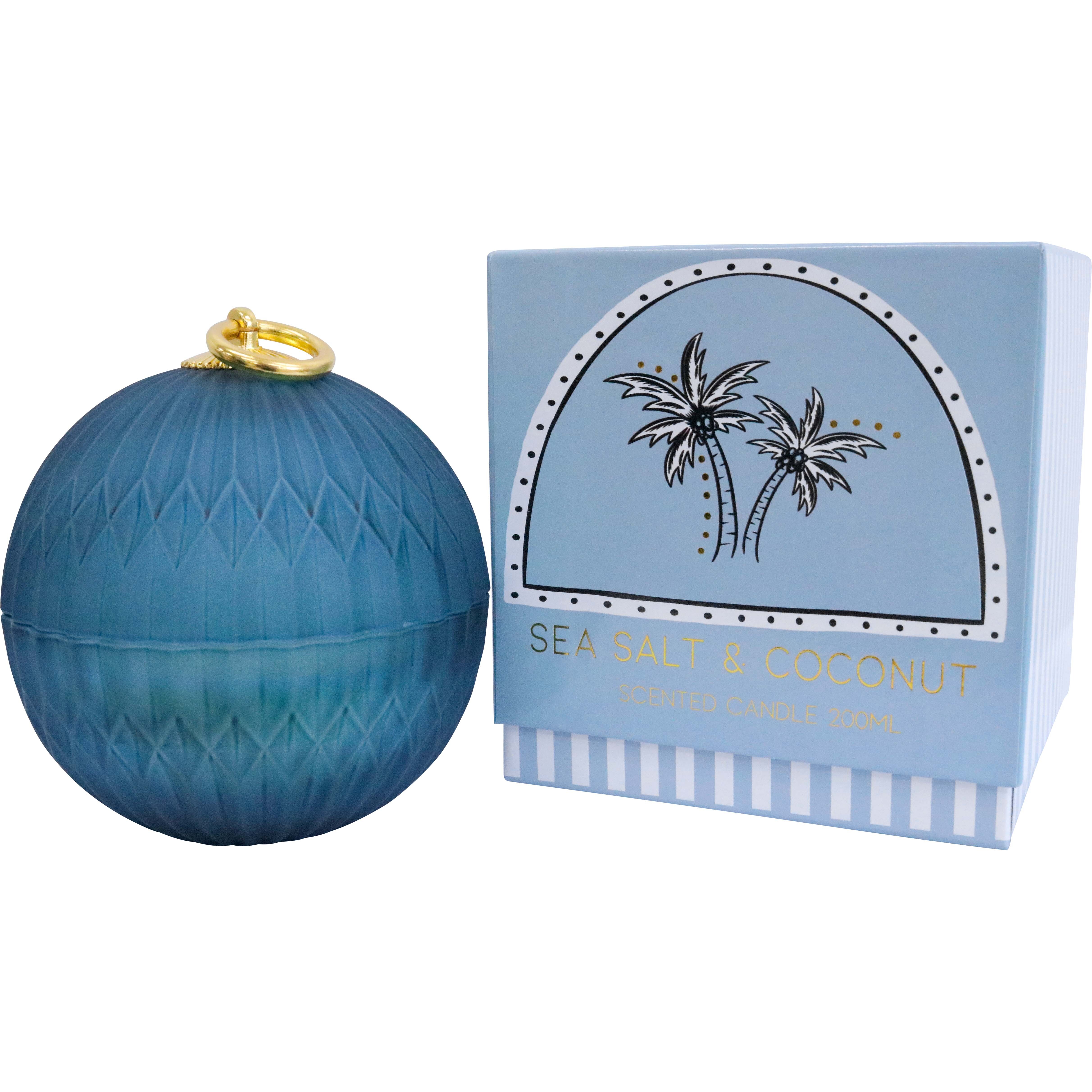 Candle Bauble Seasalt & Coconut