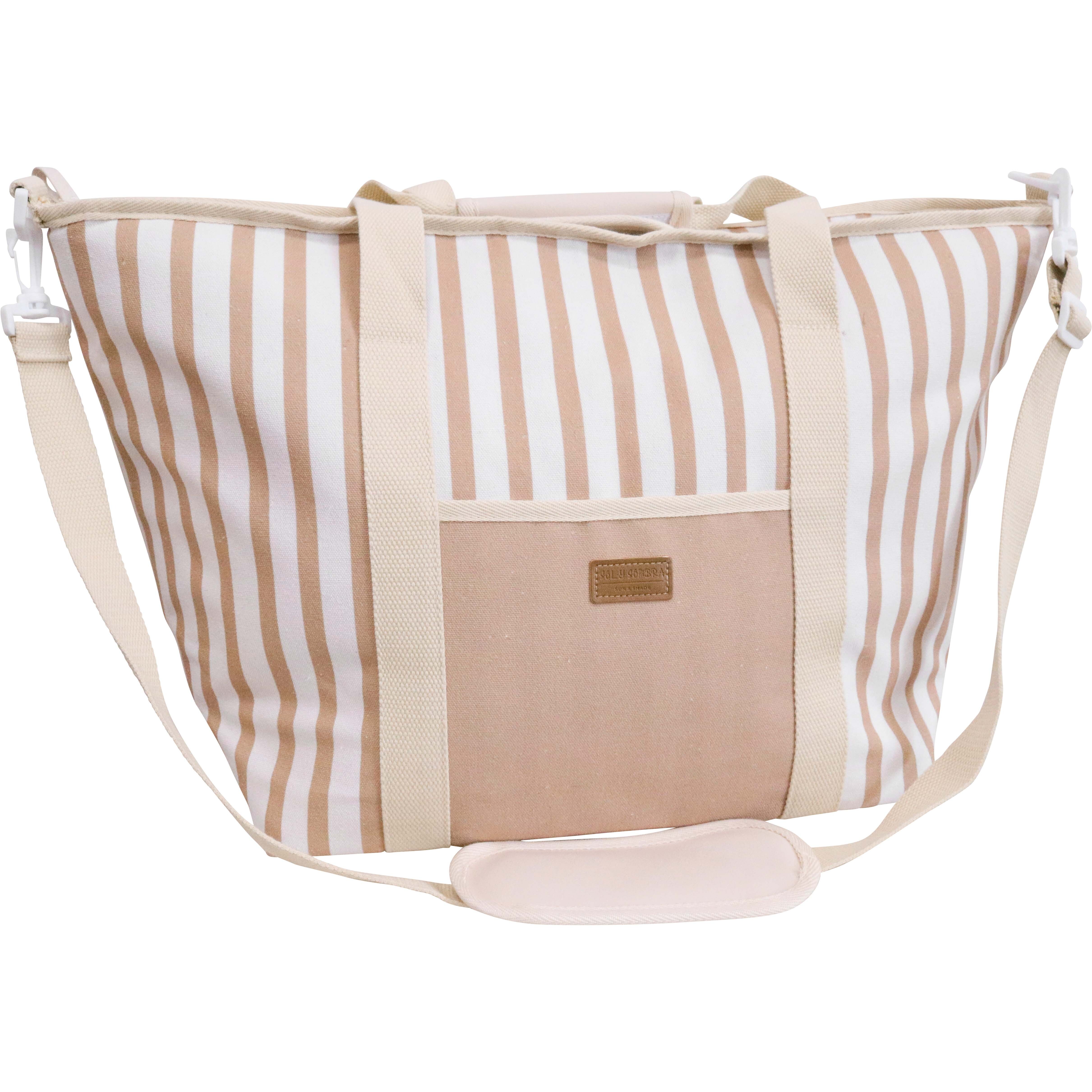 Beach Cooler Canvas Bag Sand