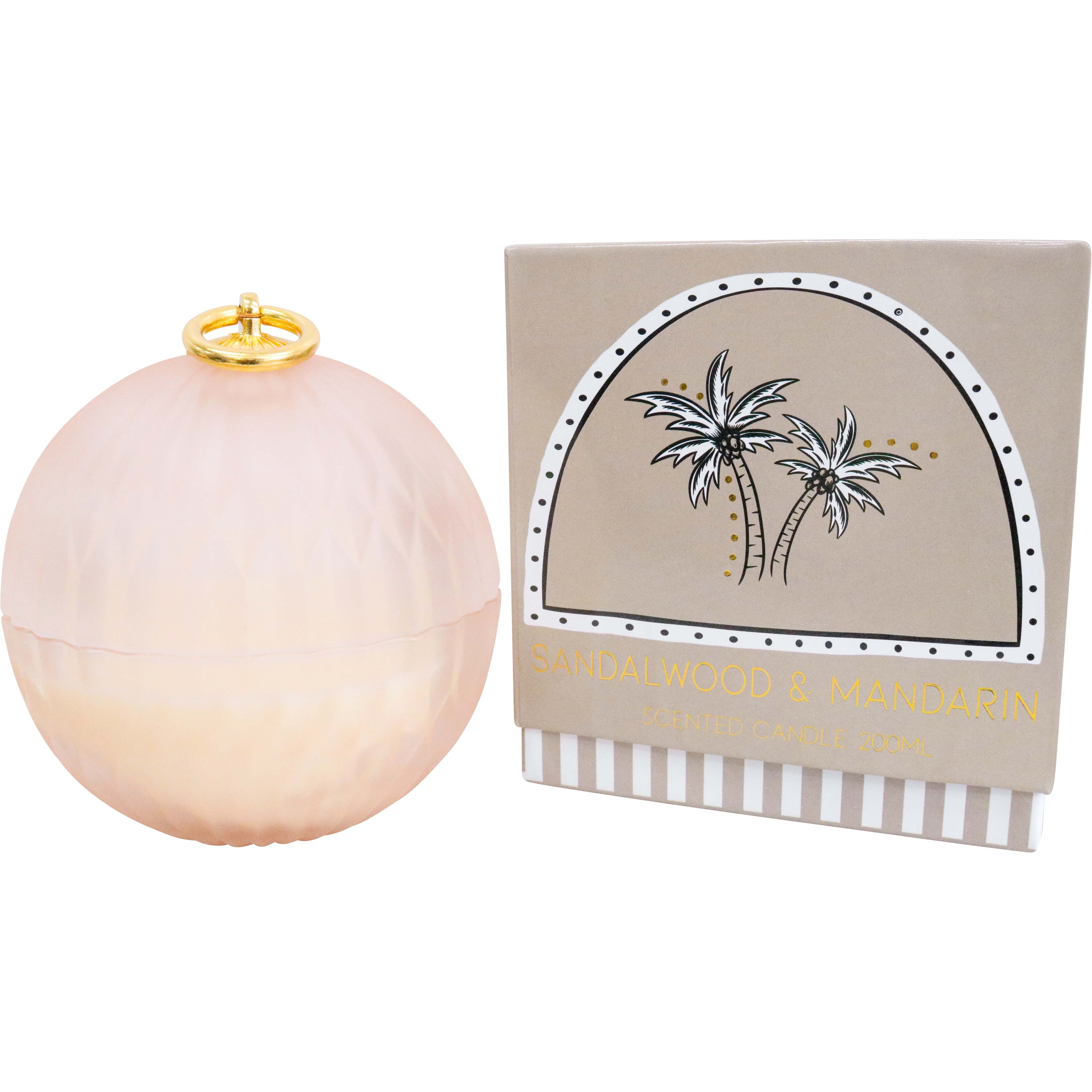 Candle Bauble Sandalwood & Mandarin