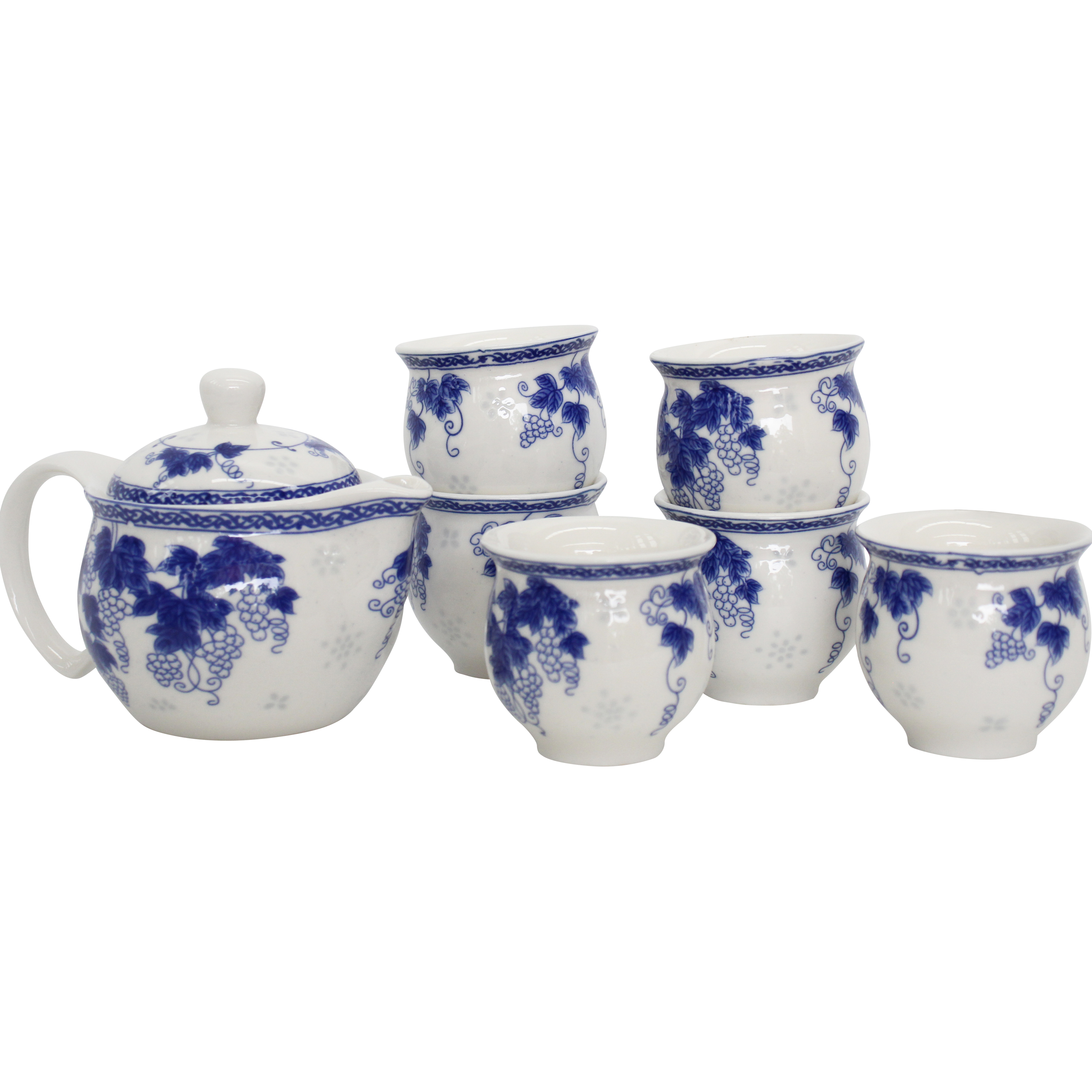 Tea Set Grape Vine