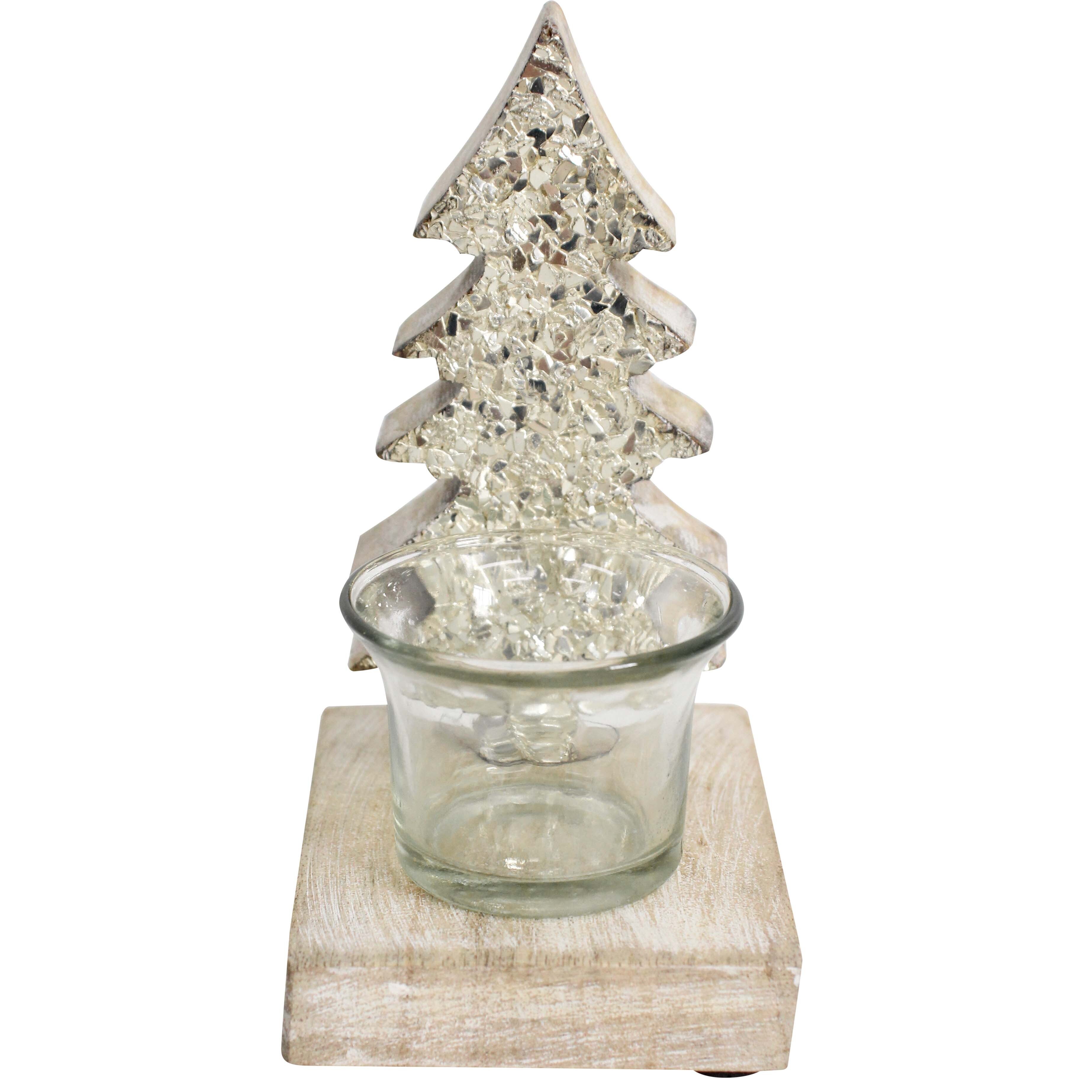 Tree/Tealight Holder Champagne