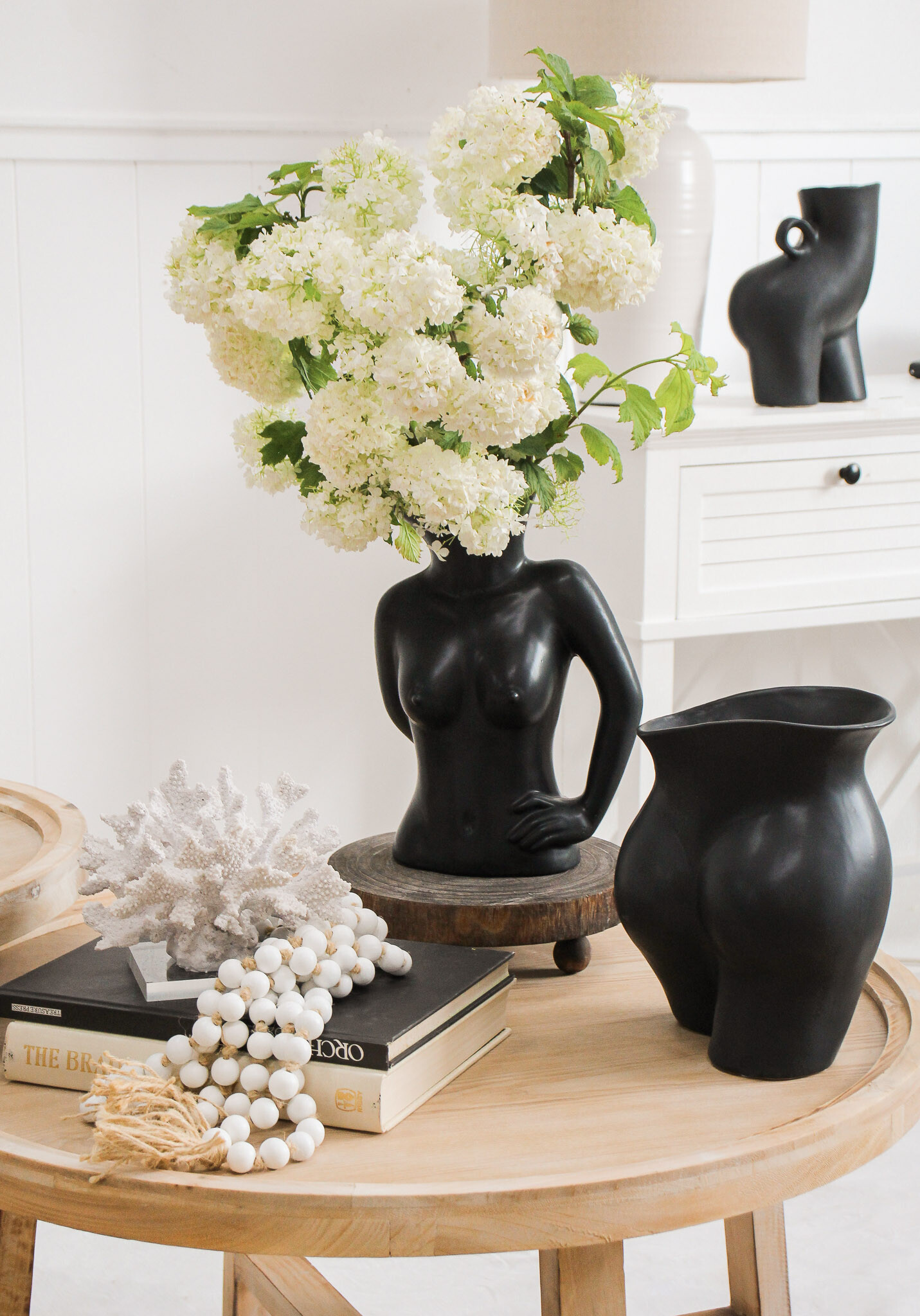 Curvaceous Vase Matt Black