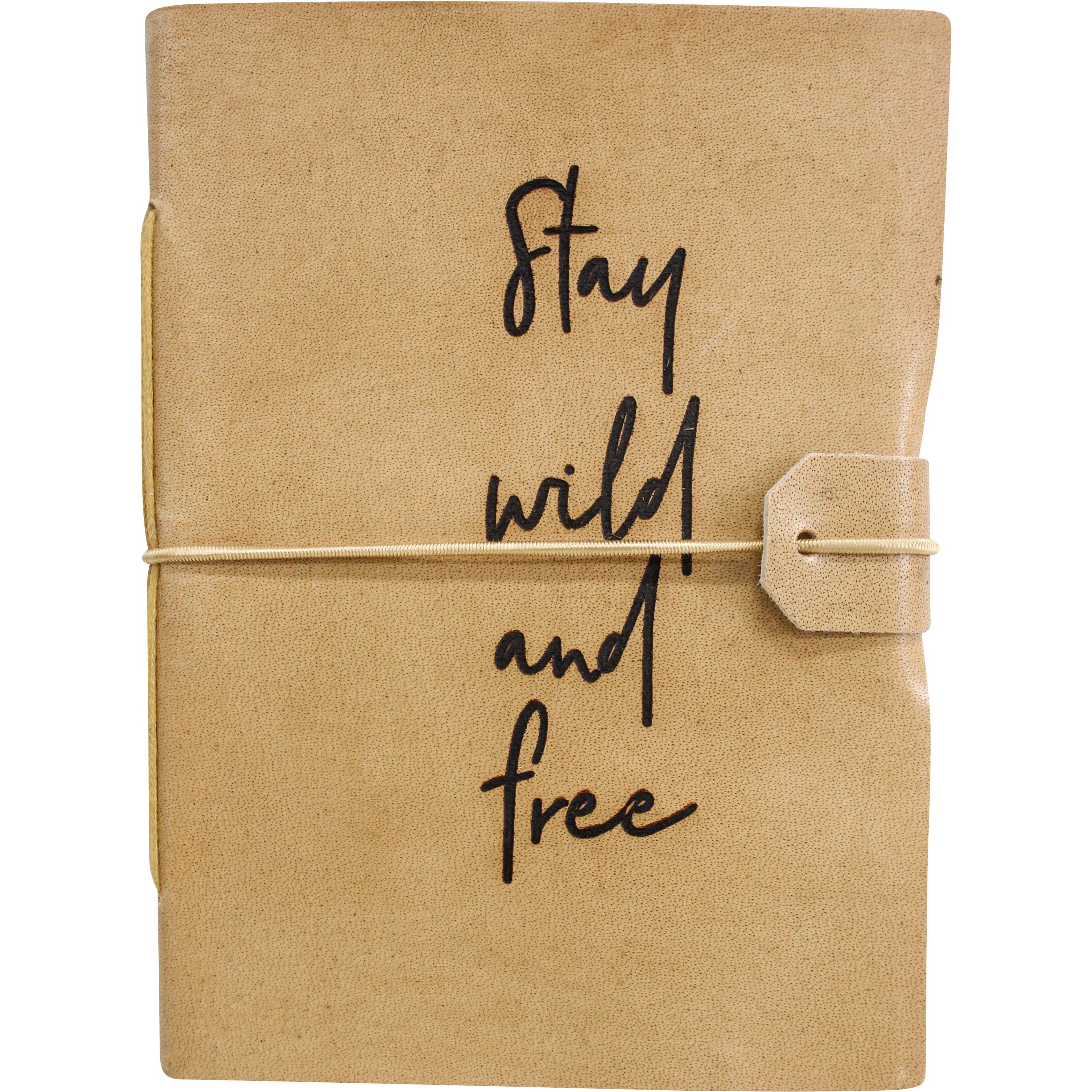 Leather N/Book Wild and Free