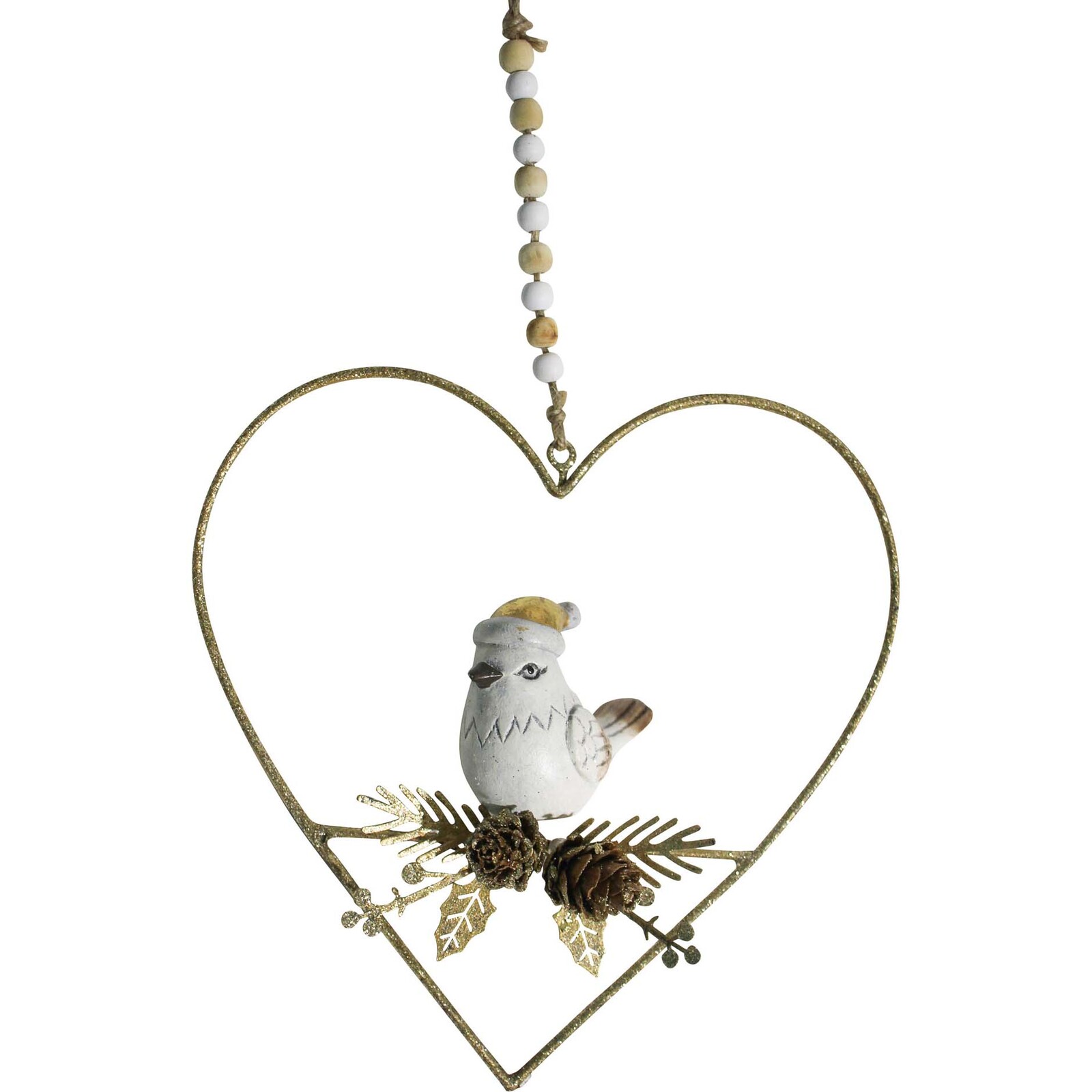 Heart Gold/White Bird