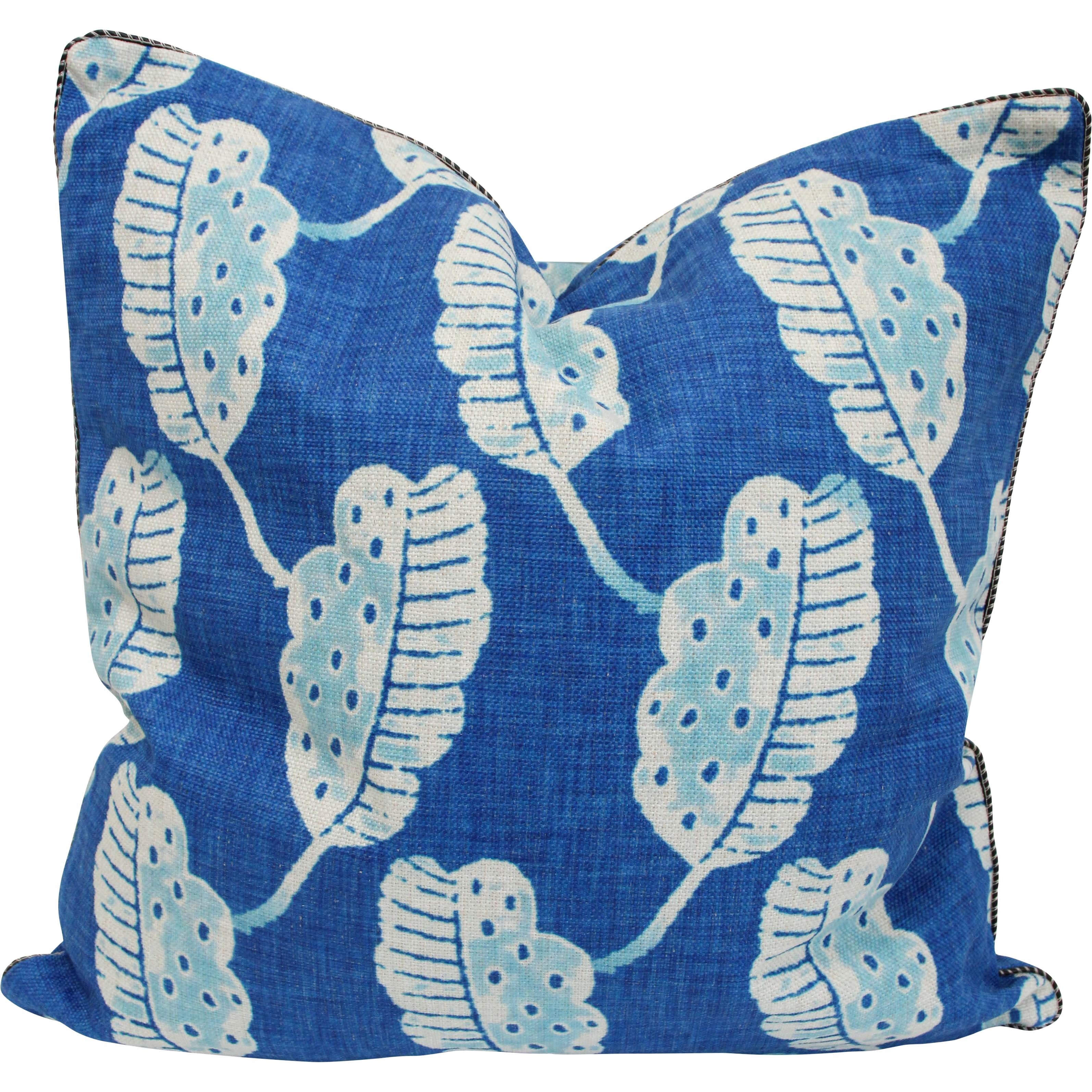 Cushion Botanical Leaf Ink D/S