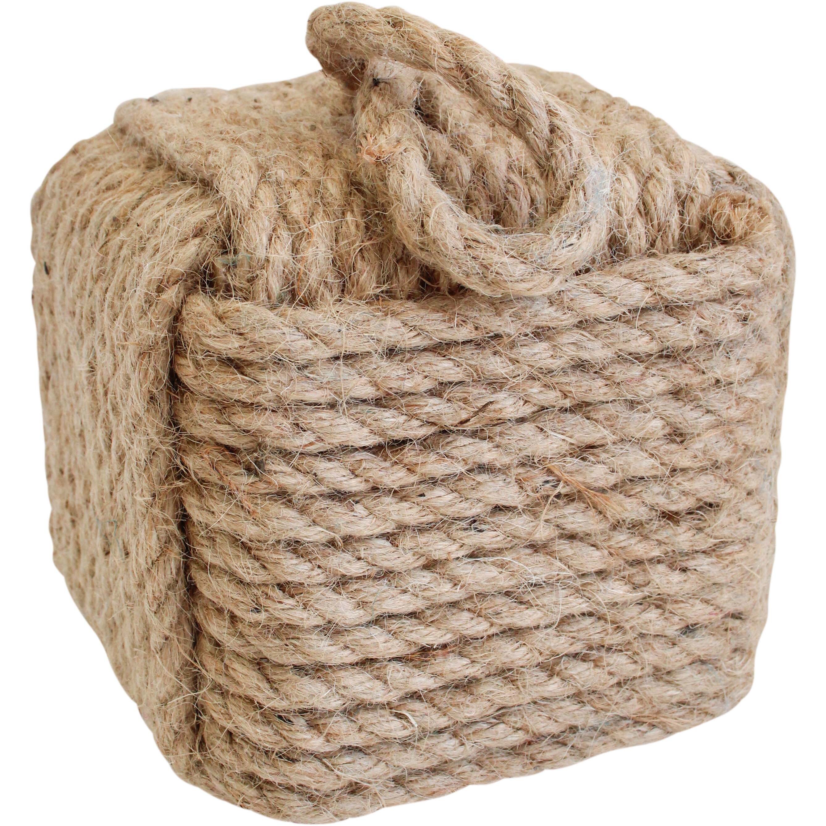 Doorstop Rope Sq Nat