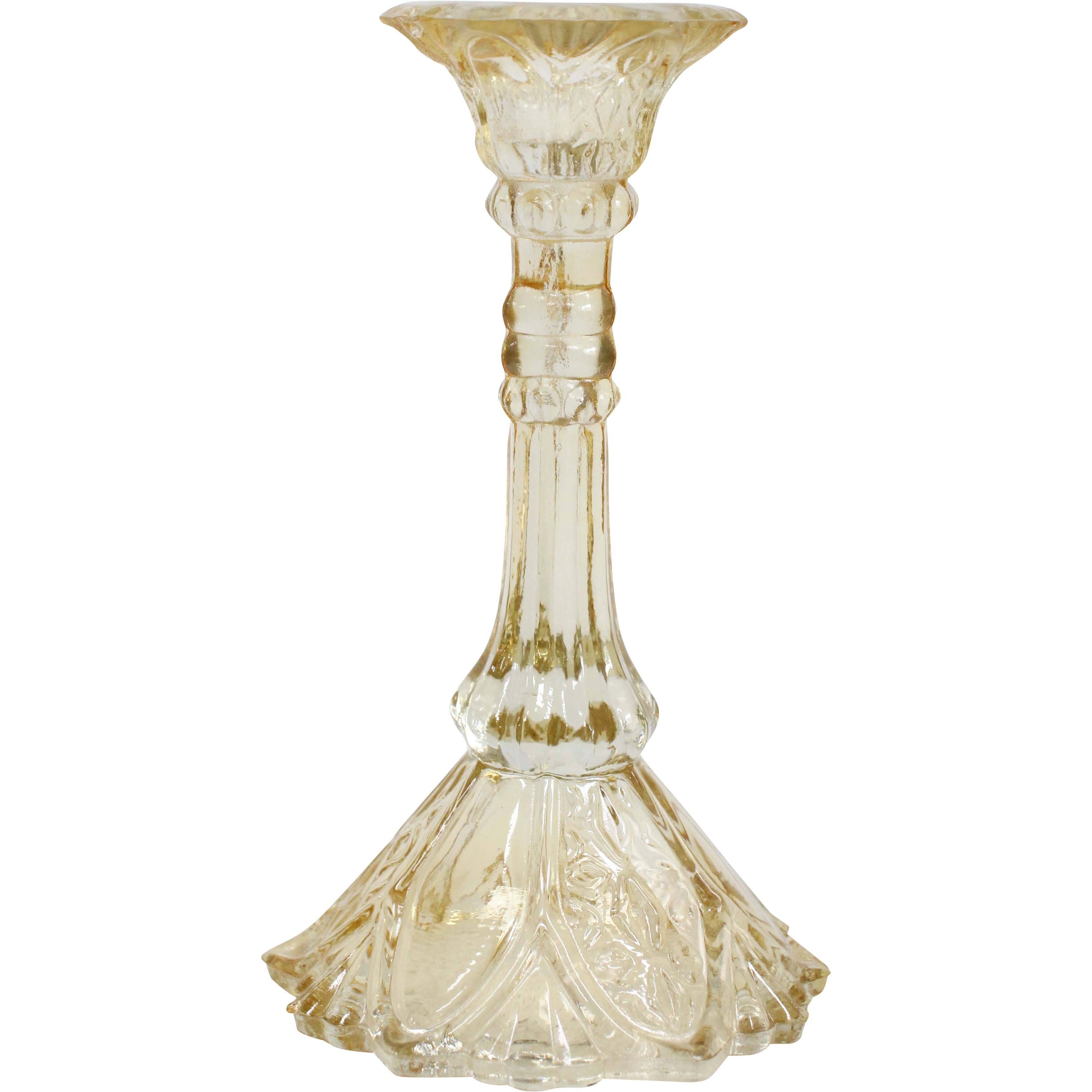 Belle Candle Holder Champagne Med