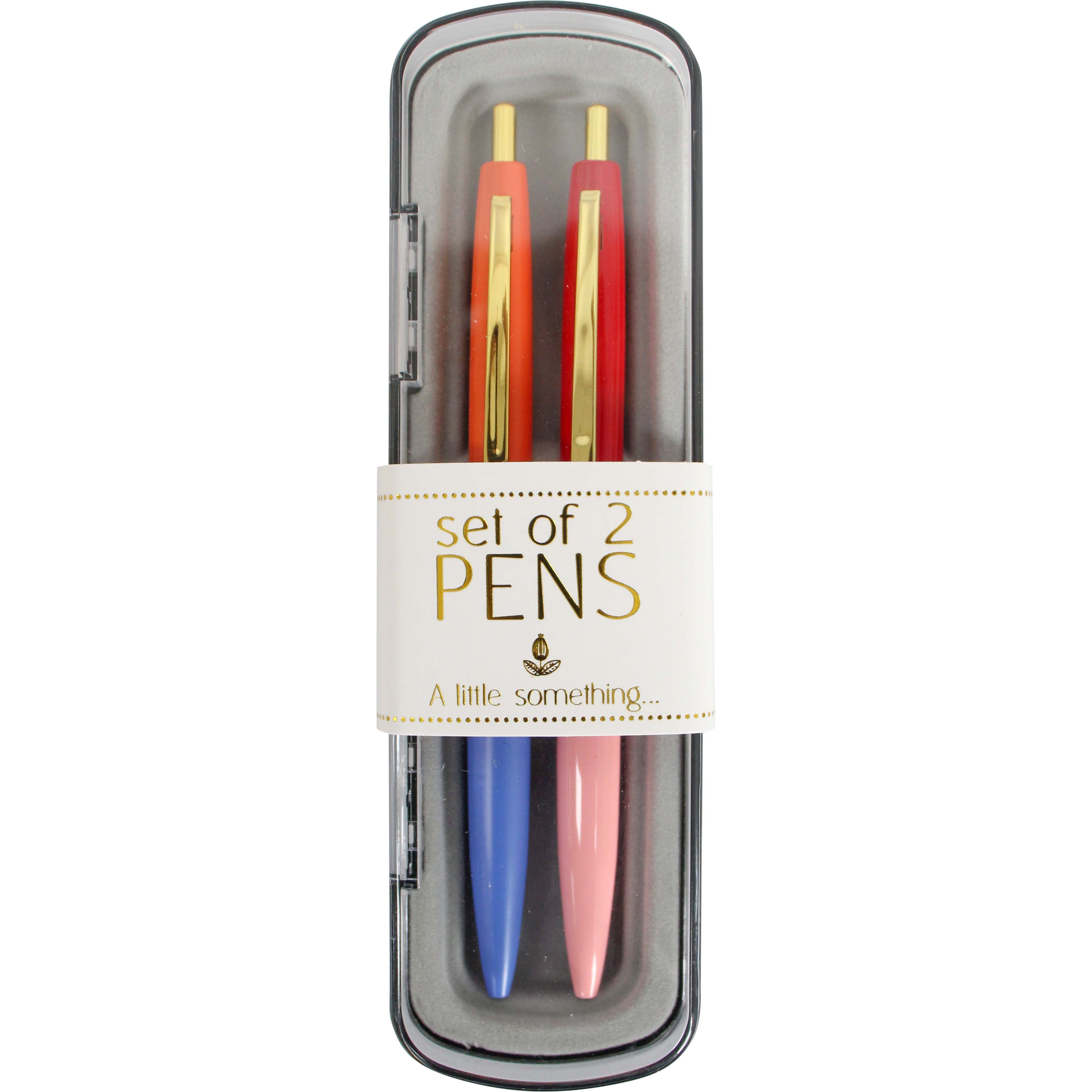 Pen S/2 Pink & Orange