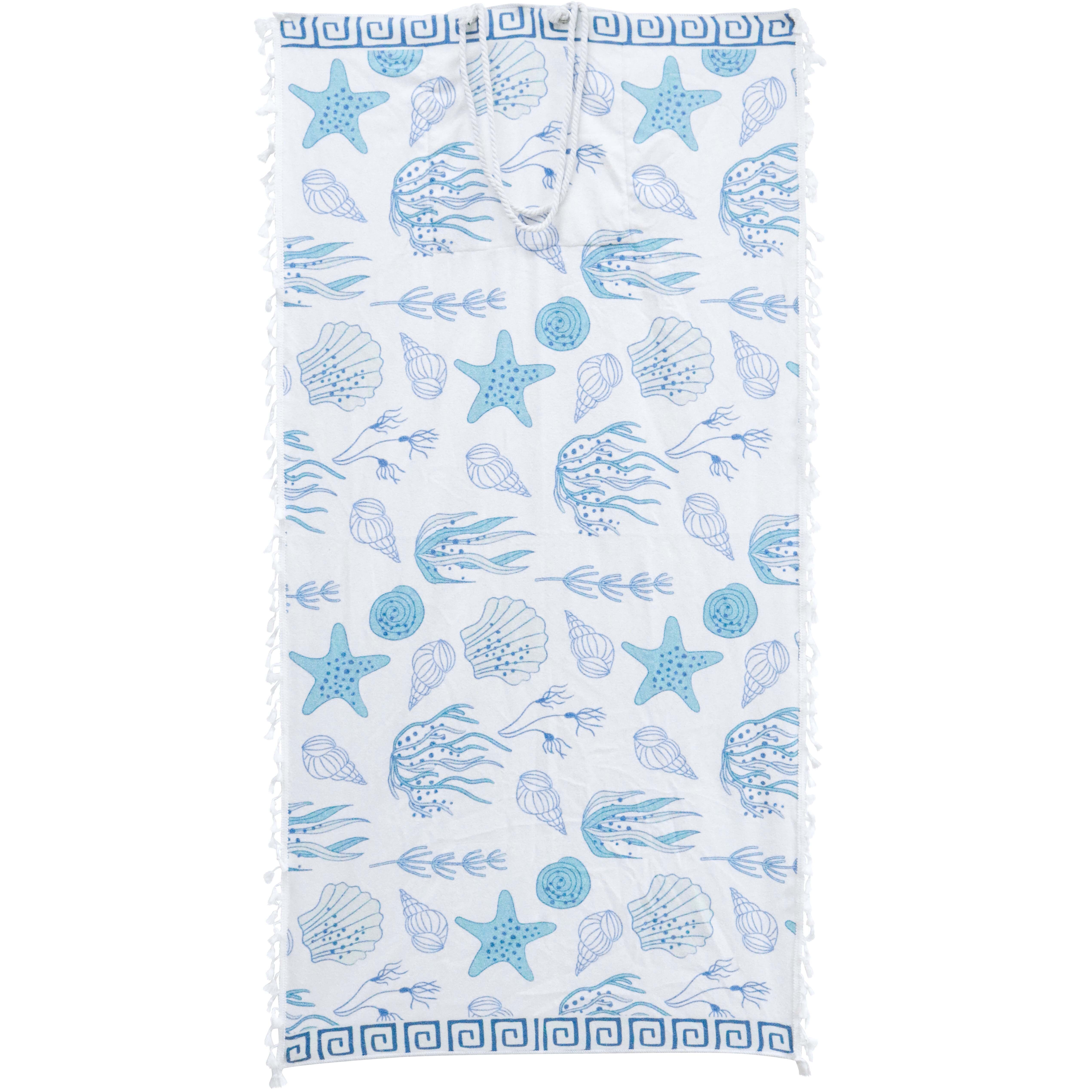 Kids Towel in Bag Ocean