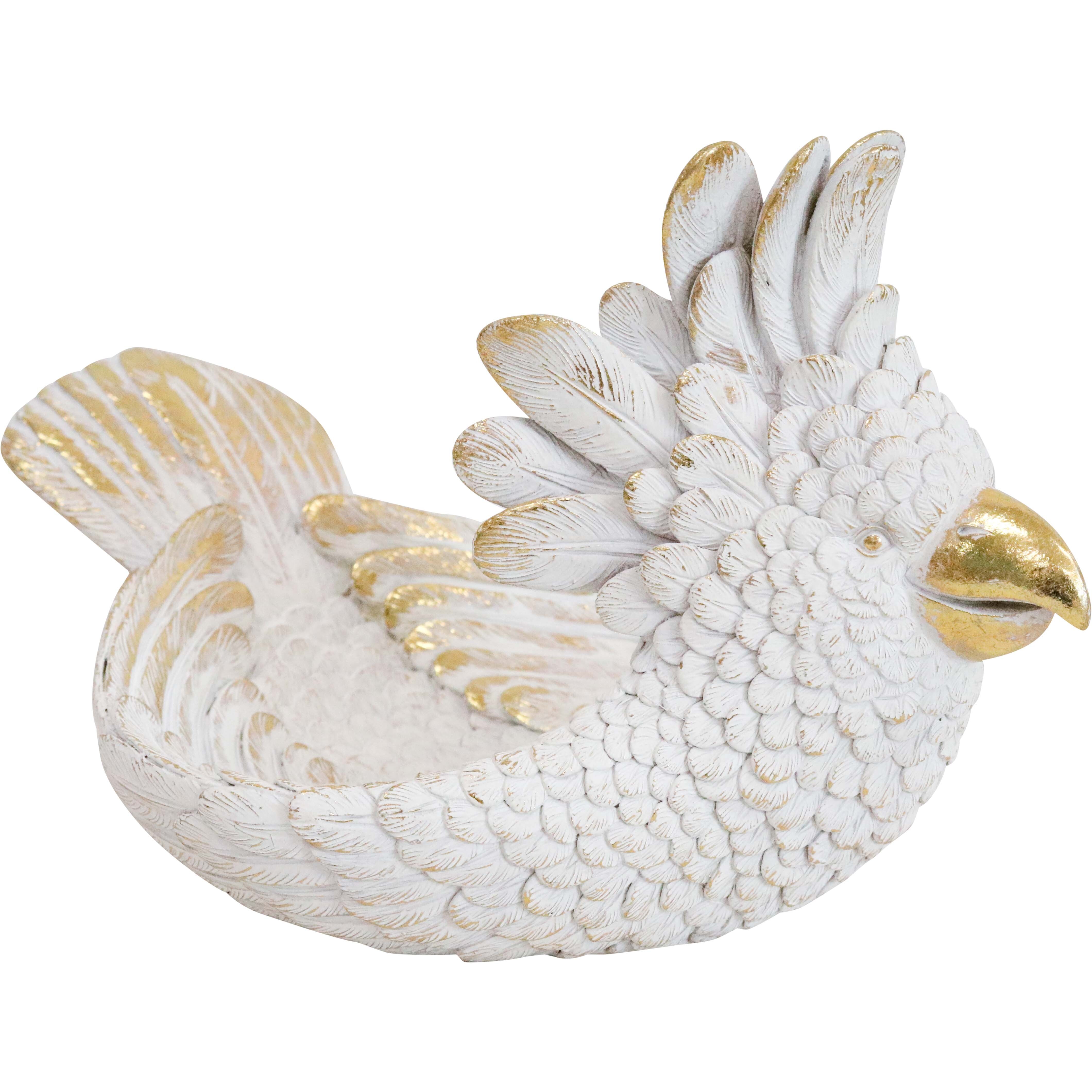 Cockatoo White Tray/Bowl