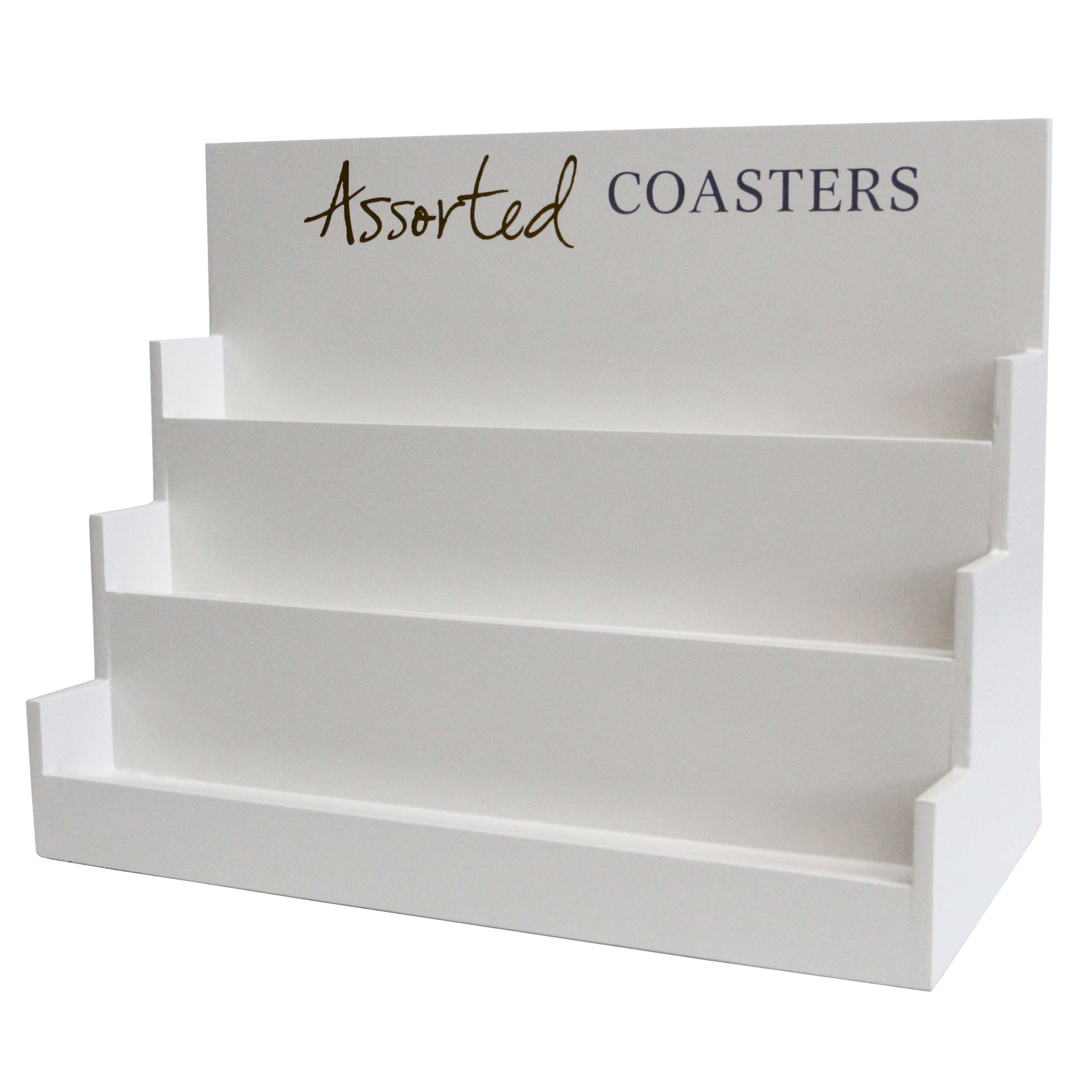 Display Box Coasters Neutral No divider