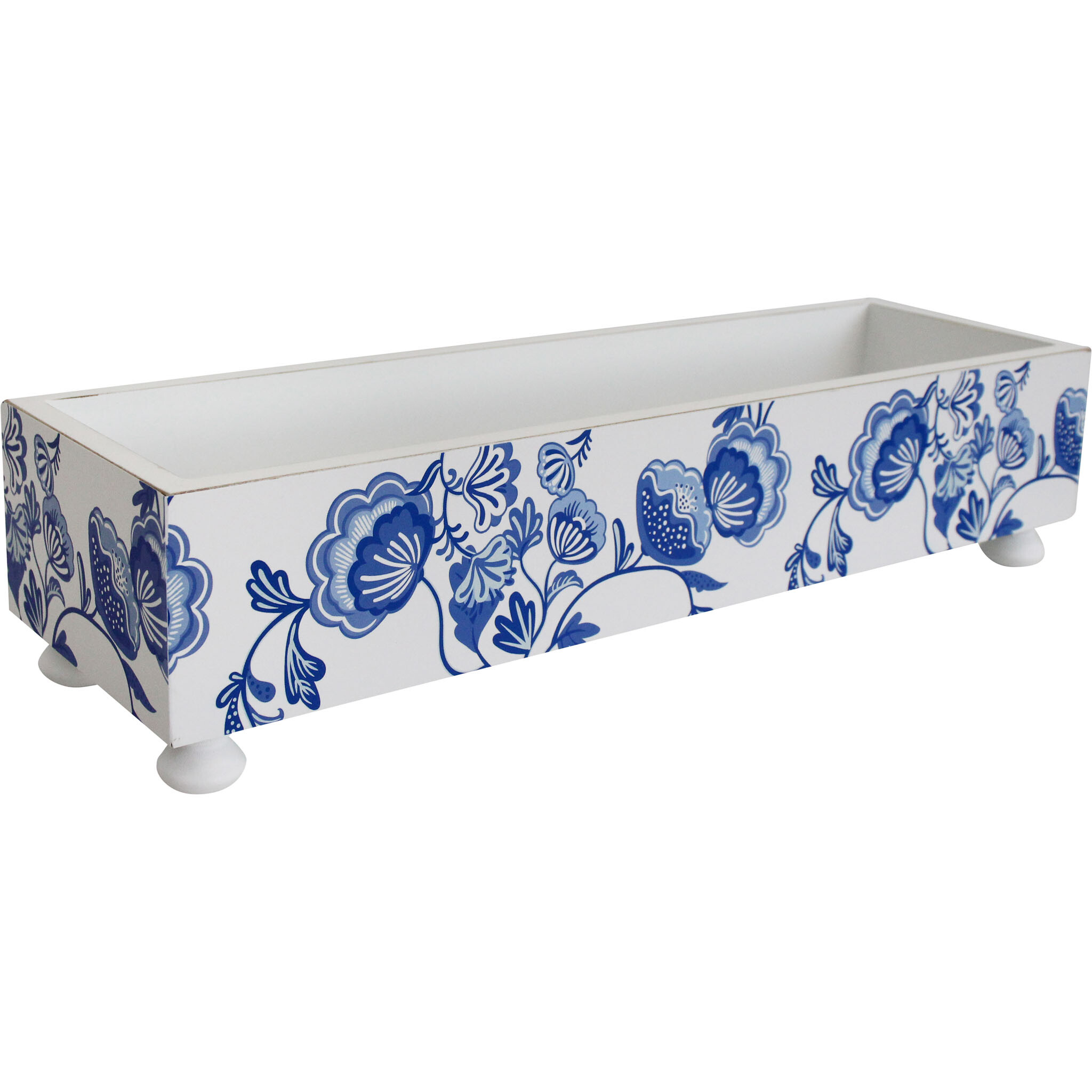 Tidy Tray  Blue/White