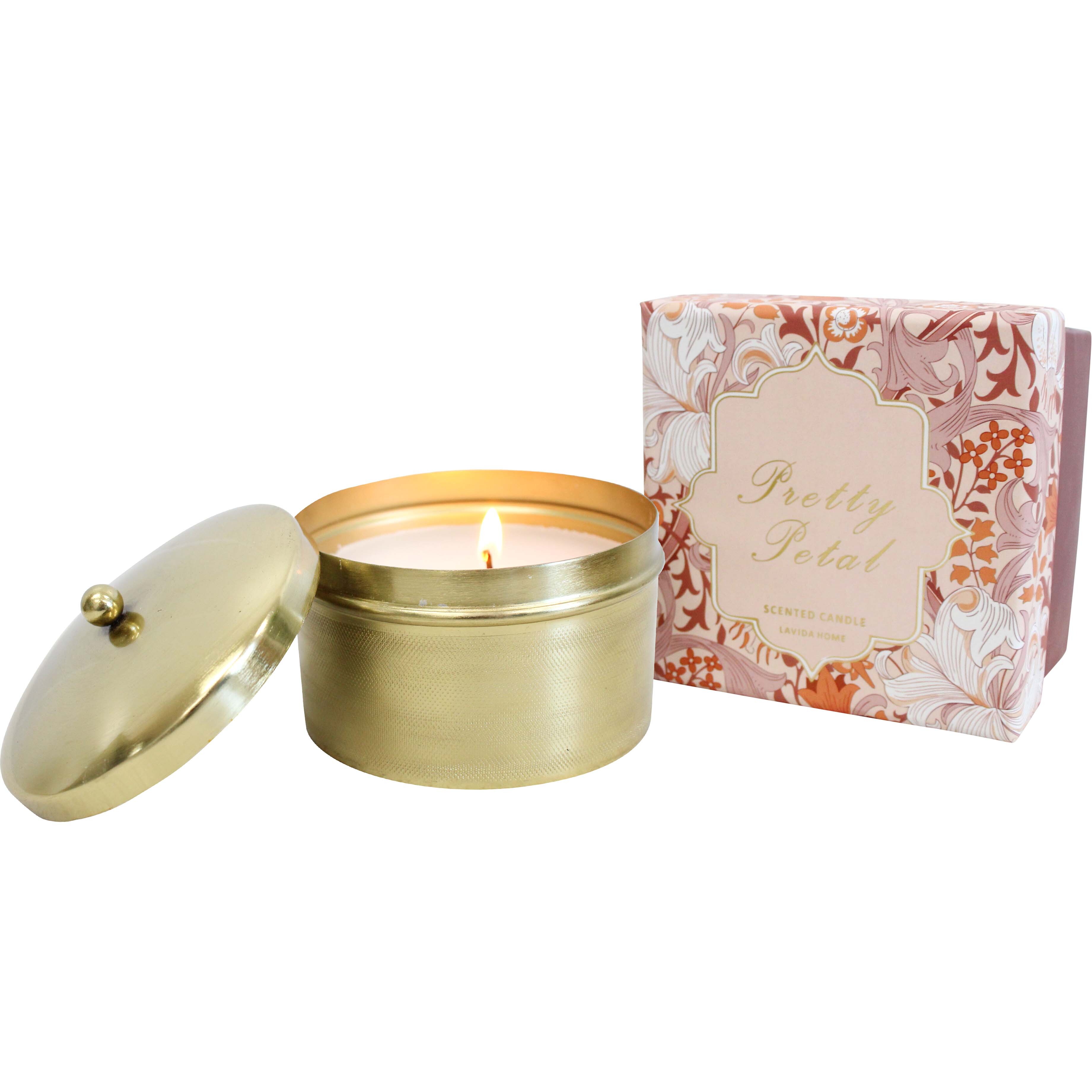 Candle Pretty Petal-White Magnolia