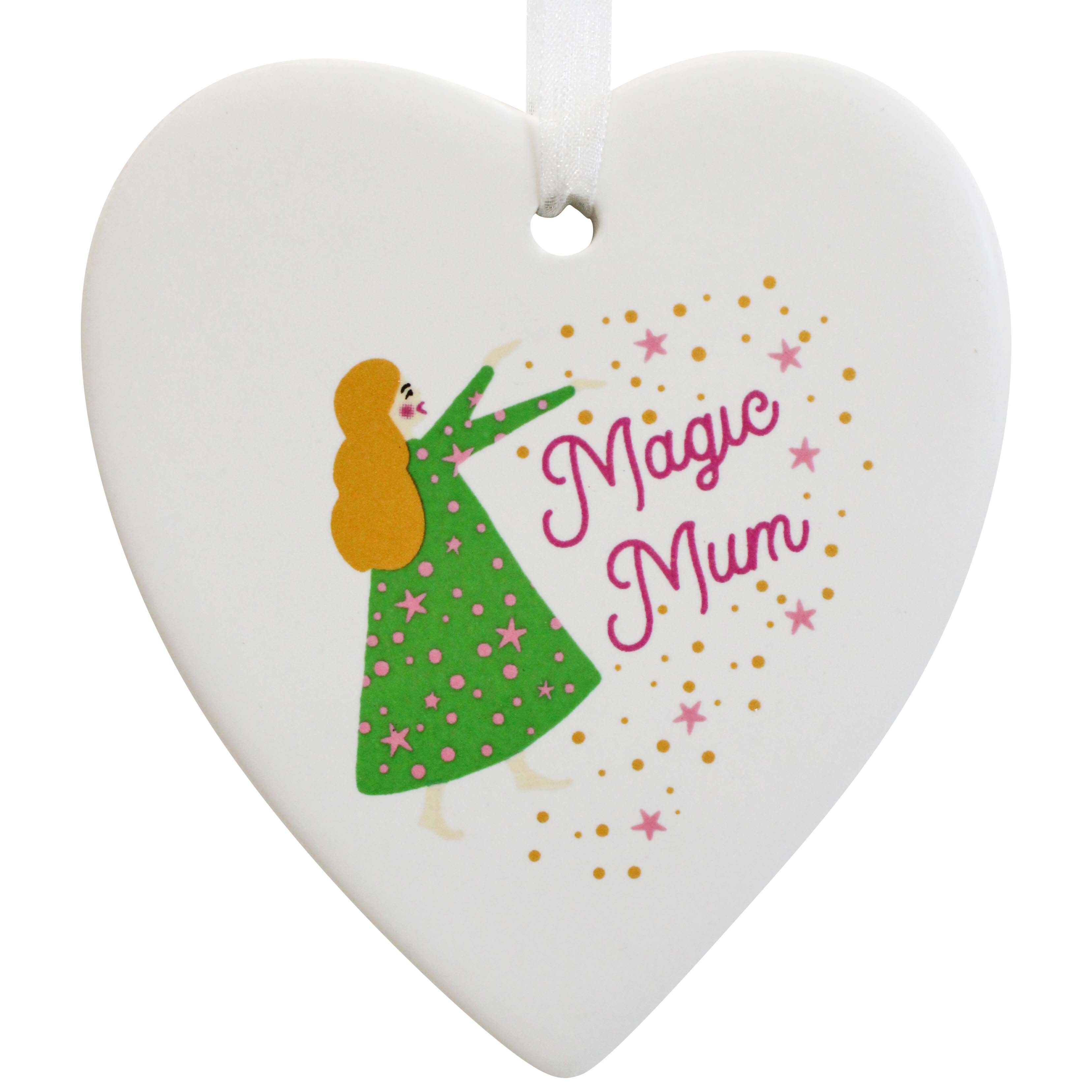 Hanging Heart Magic Mum