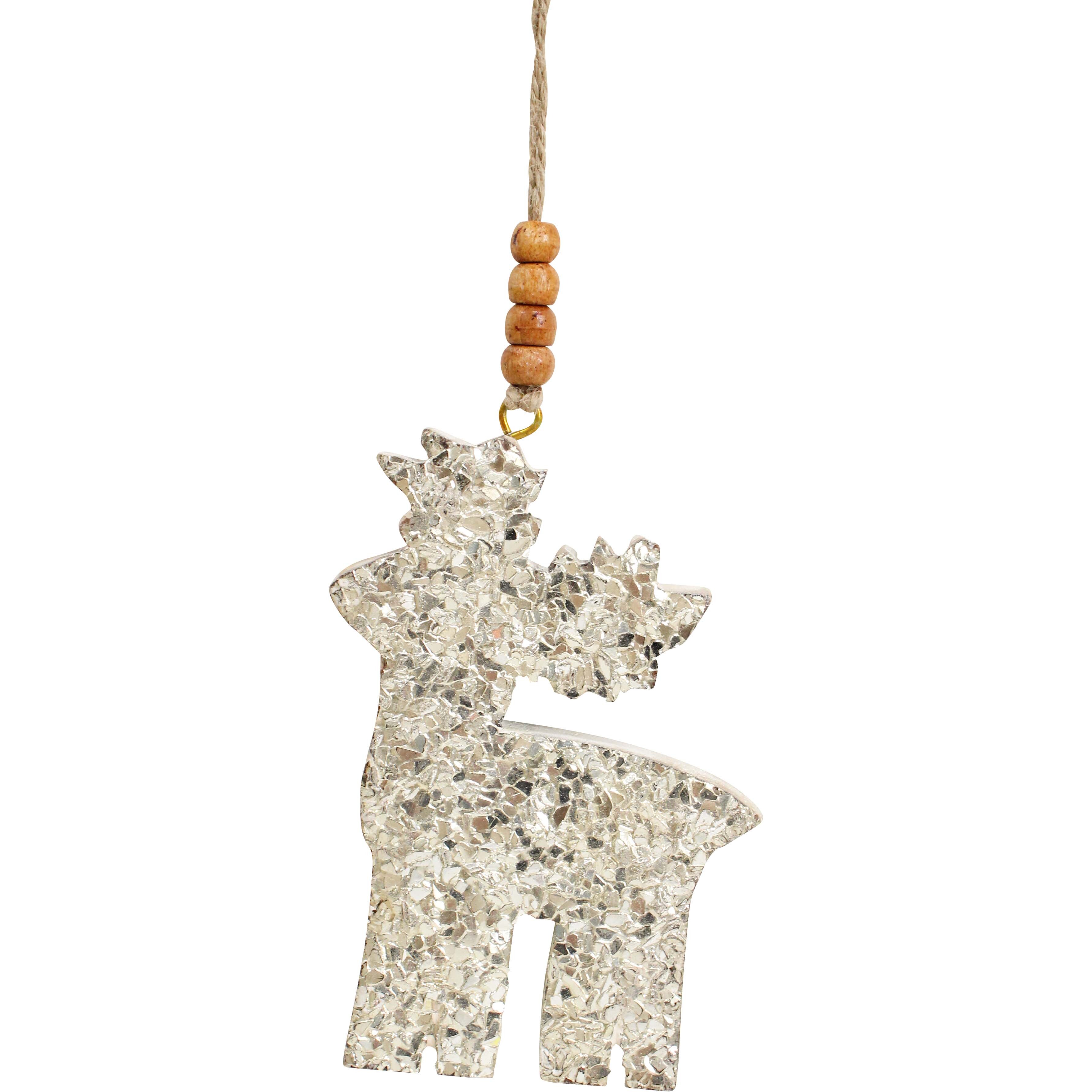 Hanging Reindeer Champagne