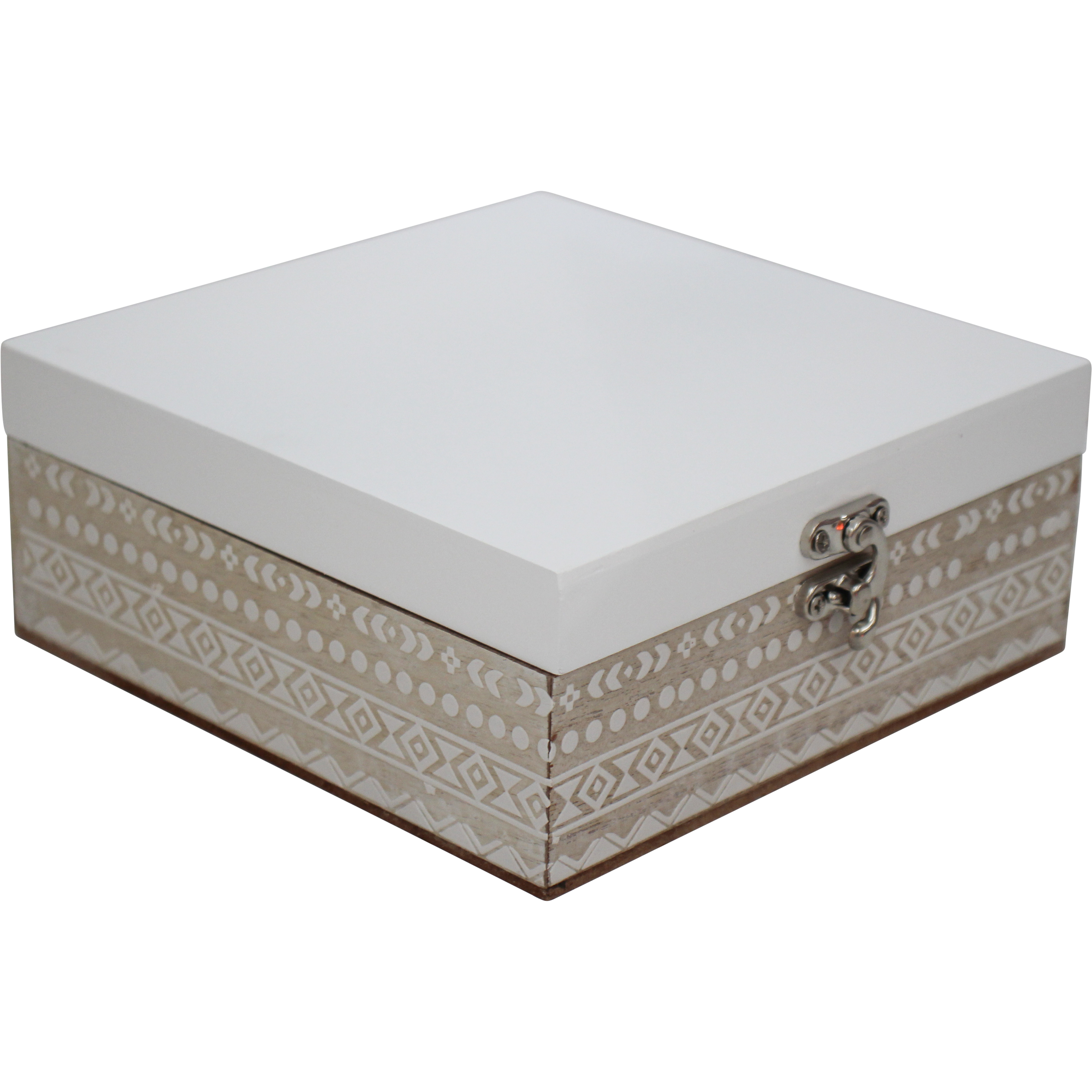 Box Ishka White Sqre