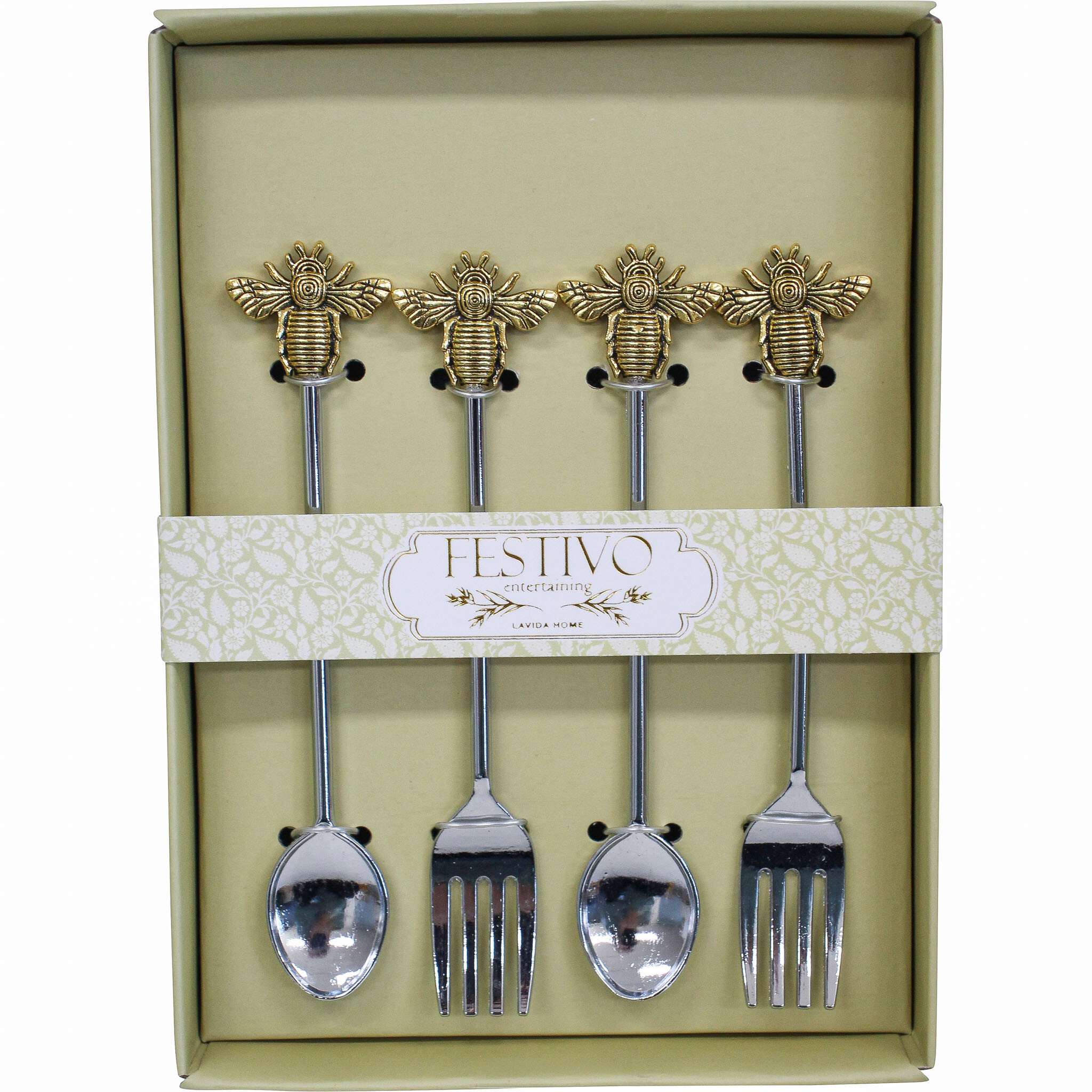 Fork/Spoon Set Bee